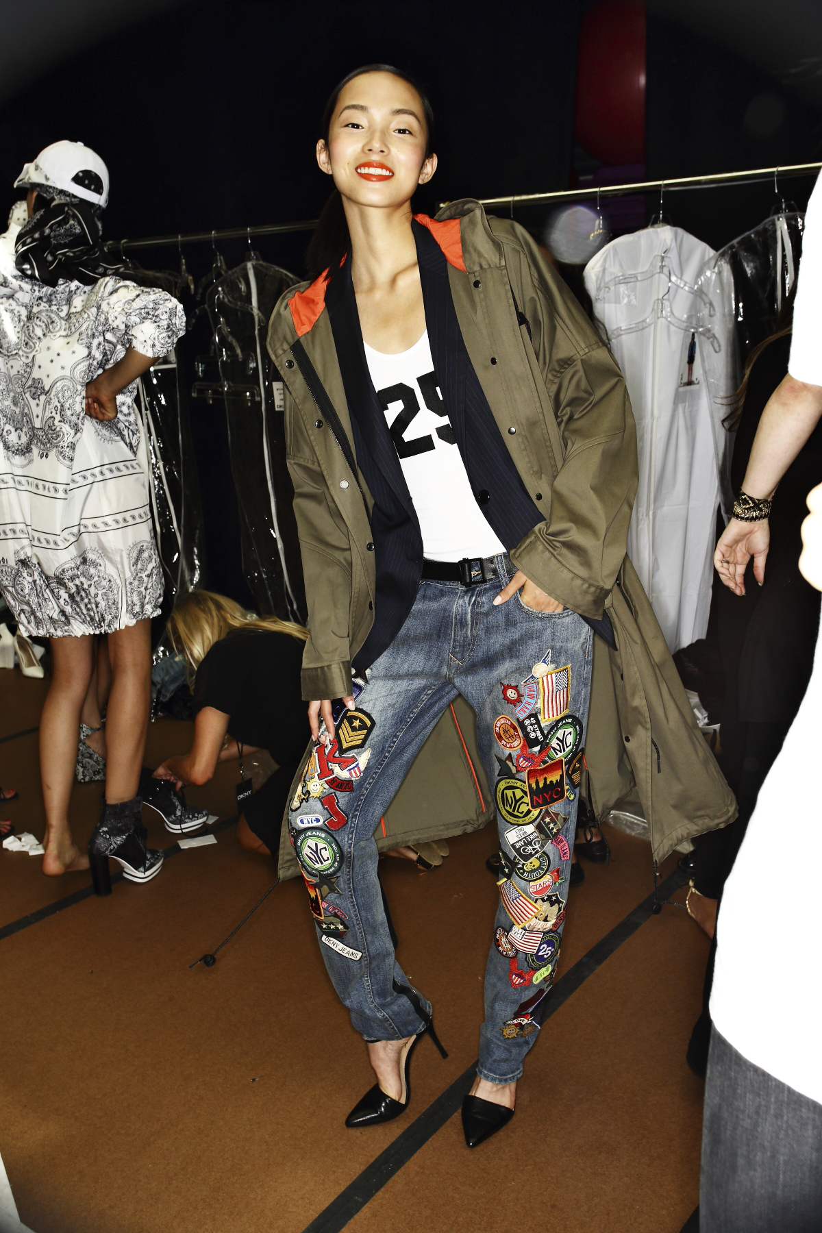 DKNY SS14 Fashion Show New York Backstage