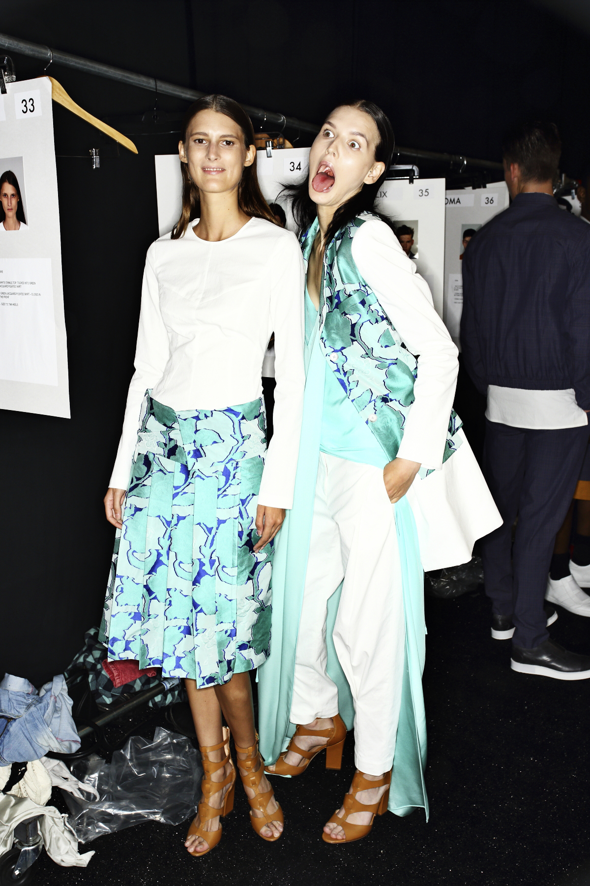 Richard Chai SS14 Fashion Show New York Backstage