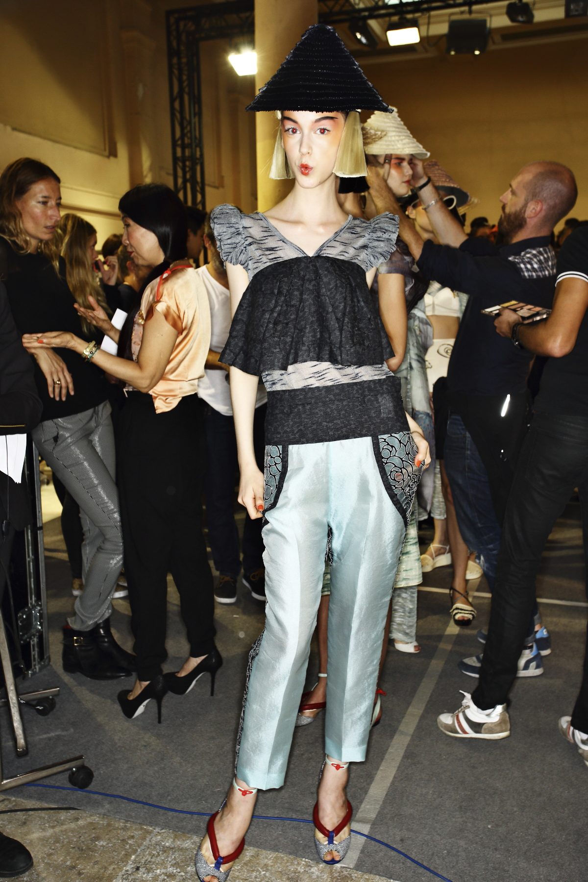 Tsumori Chisato SS14 Fashion Show Paris Backstage