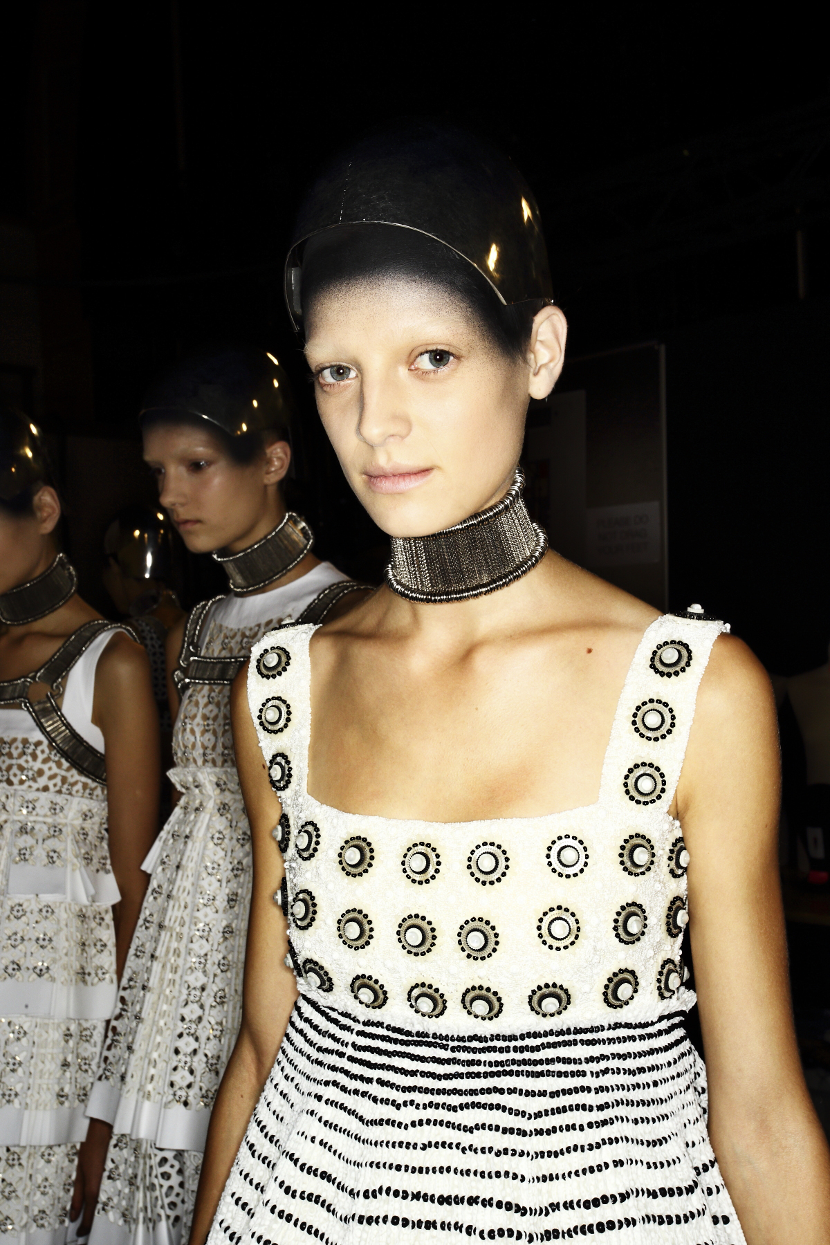 McQueen SS14 Fashion Show Paris Backstage