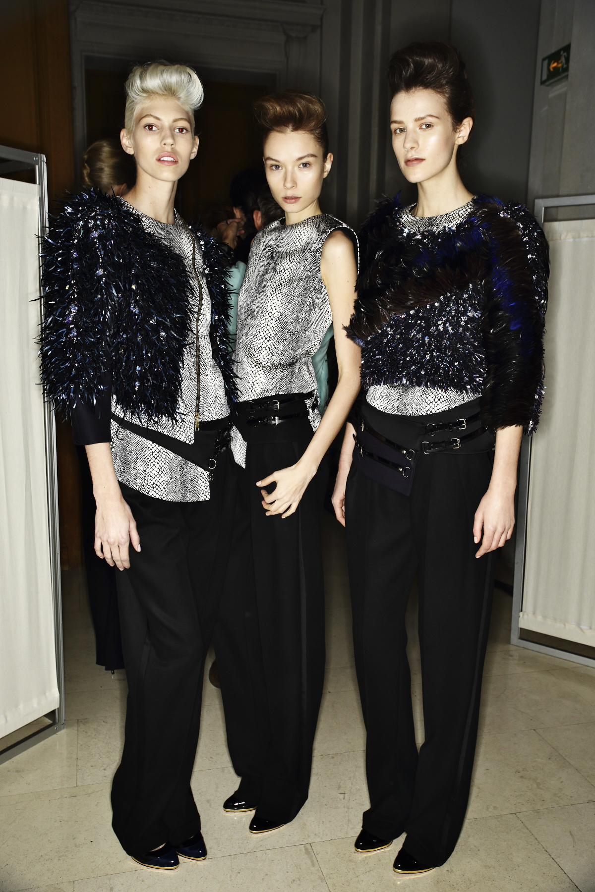 Bouchra Jarrar Haute Couture show Paris Backstage