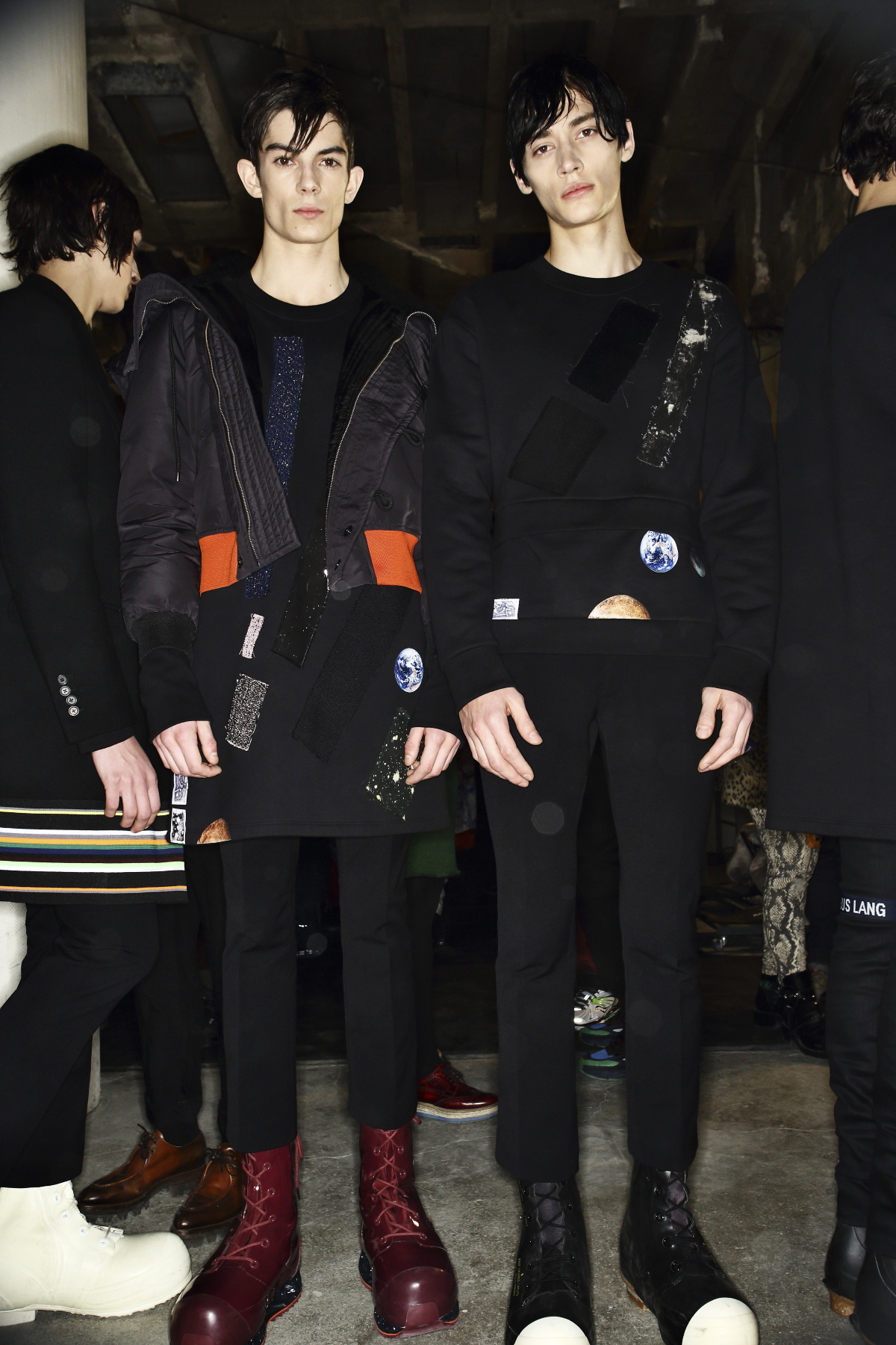 Raf Simons / Sterling Ruby AW14-15 Men Fashion Show Paris Backstage