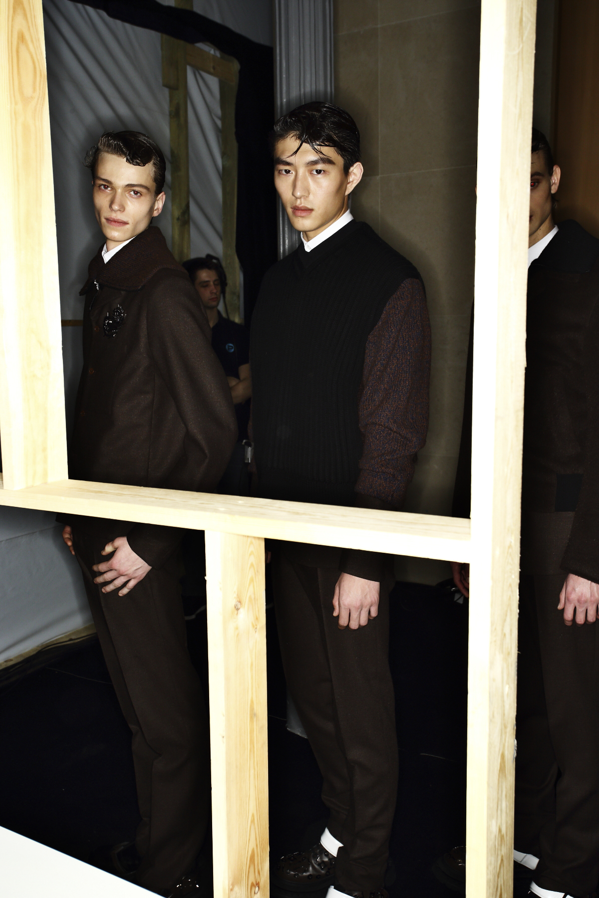 Kenzo AW14-15 Men Fashion Show Paris Backstage