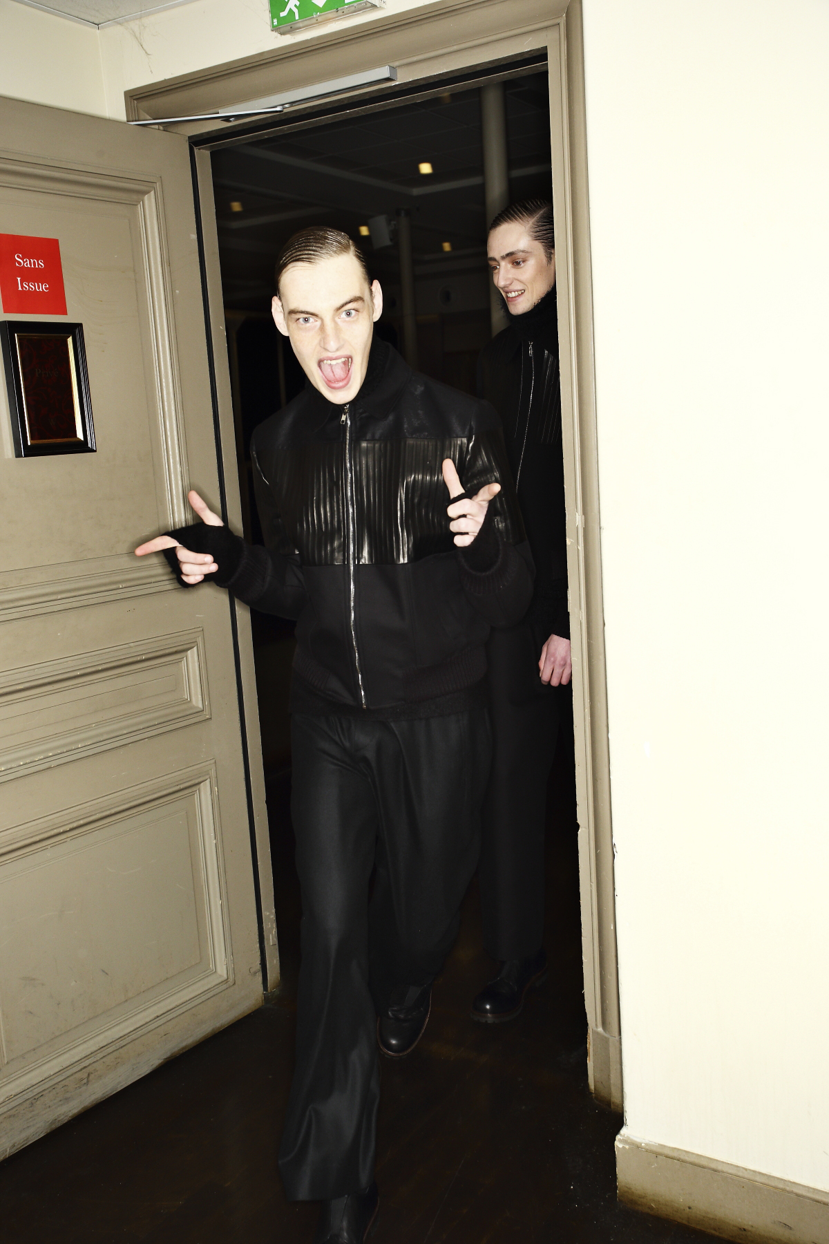 Songzio AW14-15 Men Fashion Show Paris Backstage