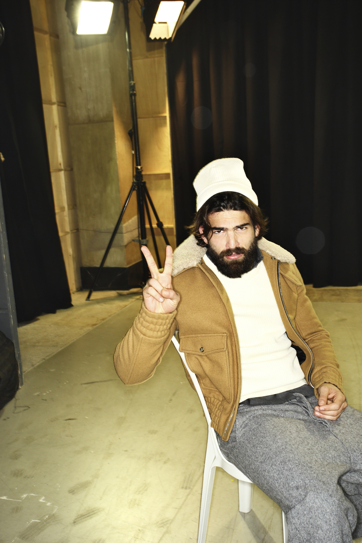 Ami Alexandre Mattiussi AW14-15 Men Fashion Show Paris Backstage