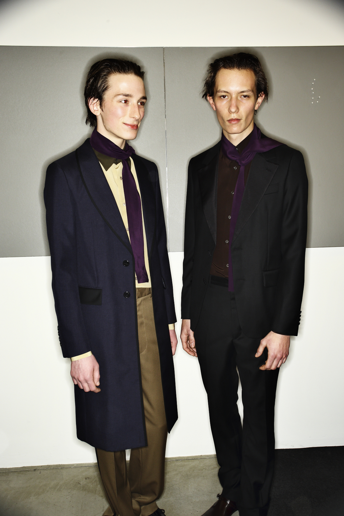 Prada AW14-15 Men Fashion Show Milan Backstage