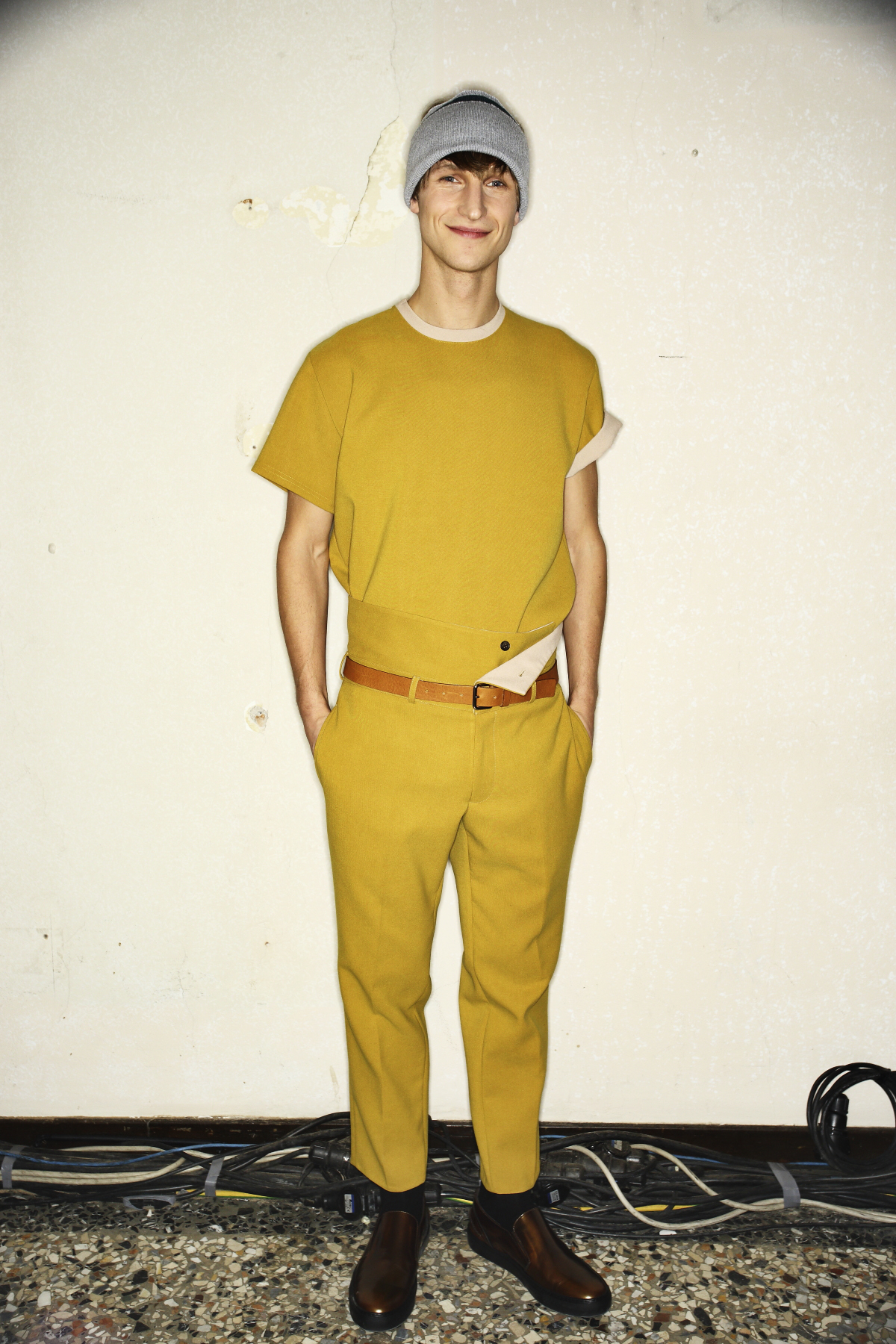 Andrea Incontri AW14-15 Men Fashion Show Milan Backstage