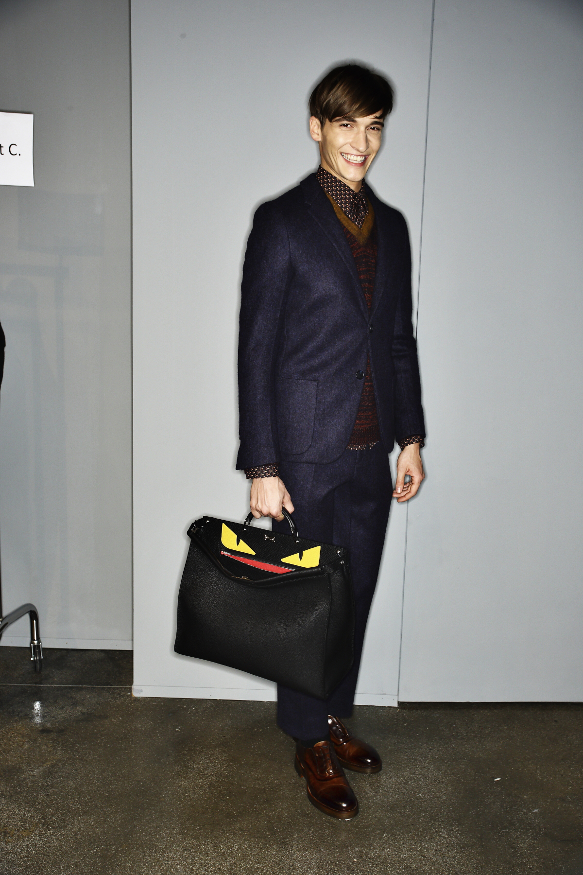 Fendi AW14-15 Men Fashion Show Milan Backstage