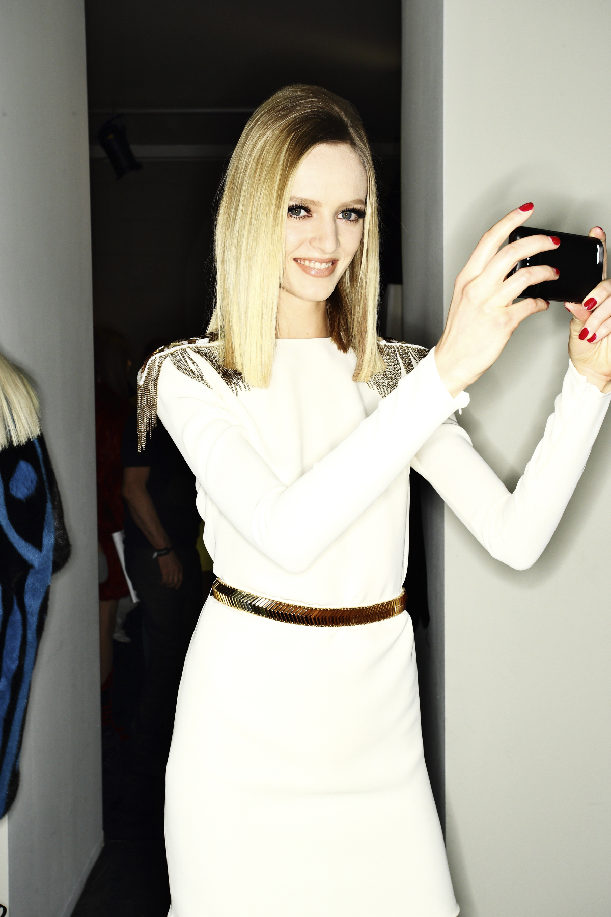 Versace AW14-15 Fashion Show Milan Backstage