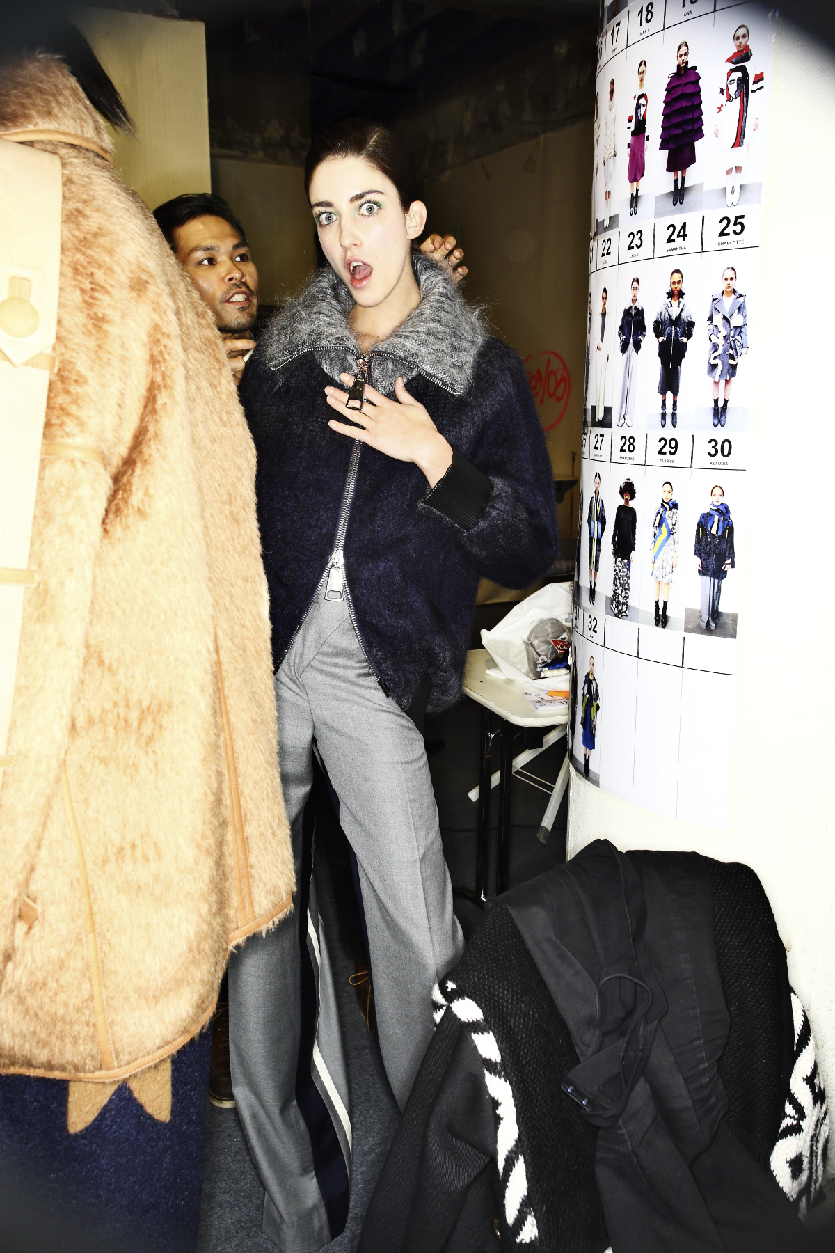 Jean Charles De Castelbajac AW14-15 Fashion Show Paris Backstage