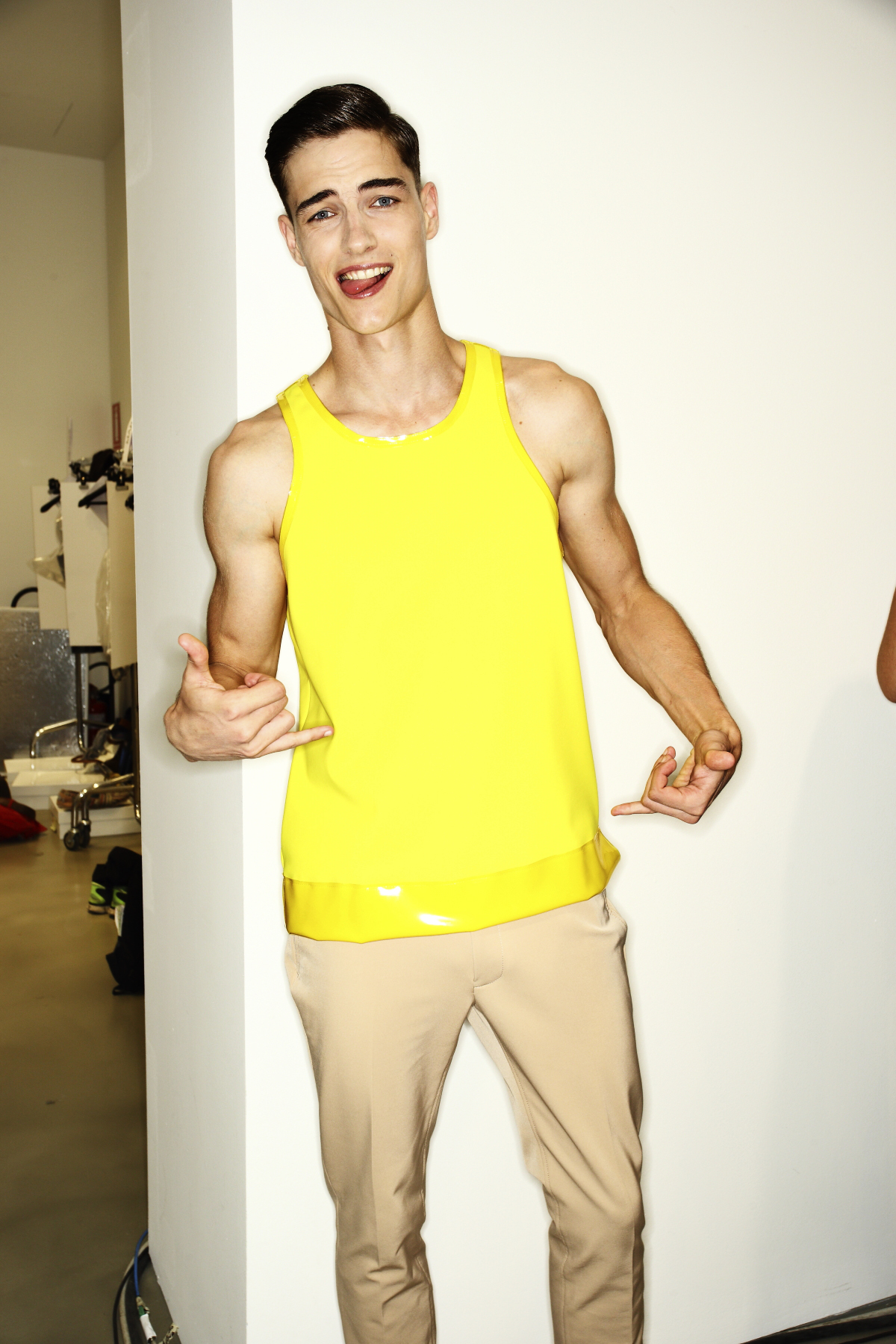 Calvin Klein Collection SS15 Men Fashion Show Milan Backstage