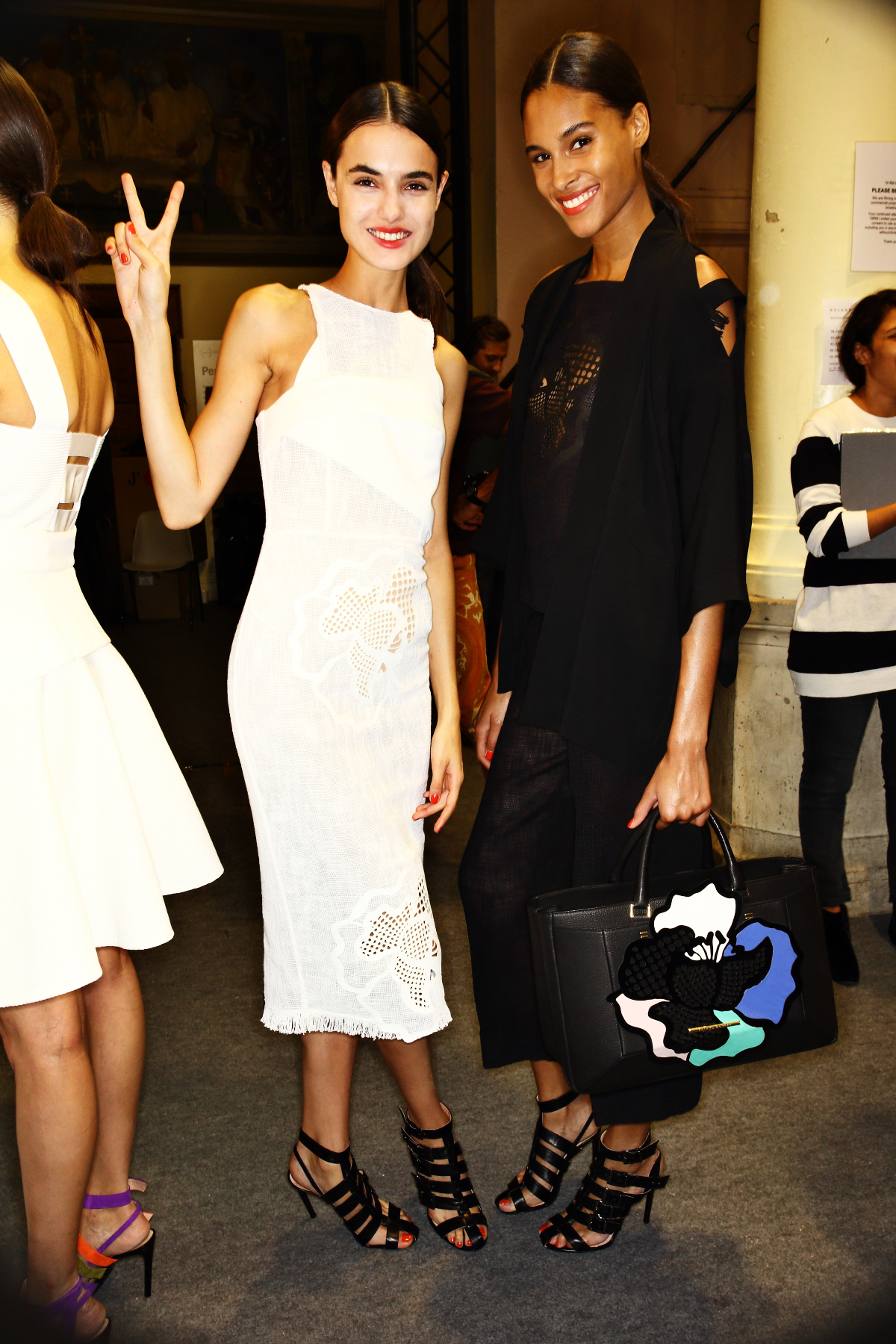 Roland Mouret SS15 Fashion Show Paris Backstage