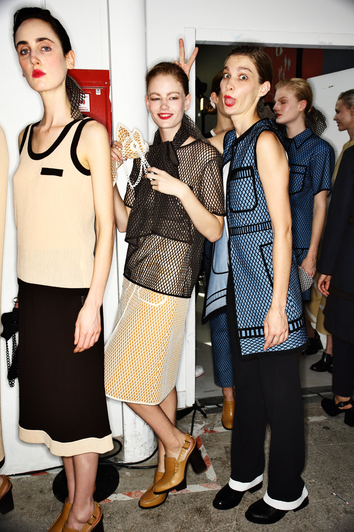 Veronique Leroy SS15 Fashion Show Paris Backstage