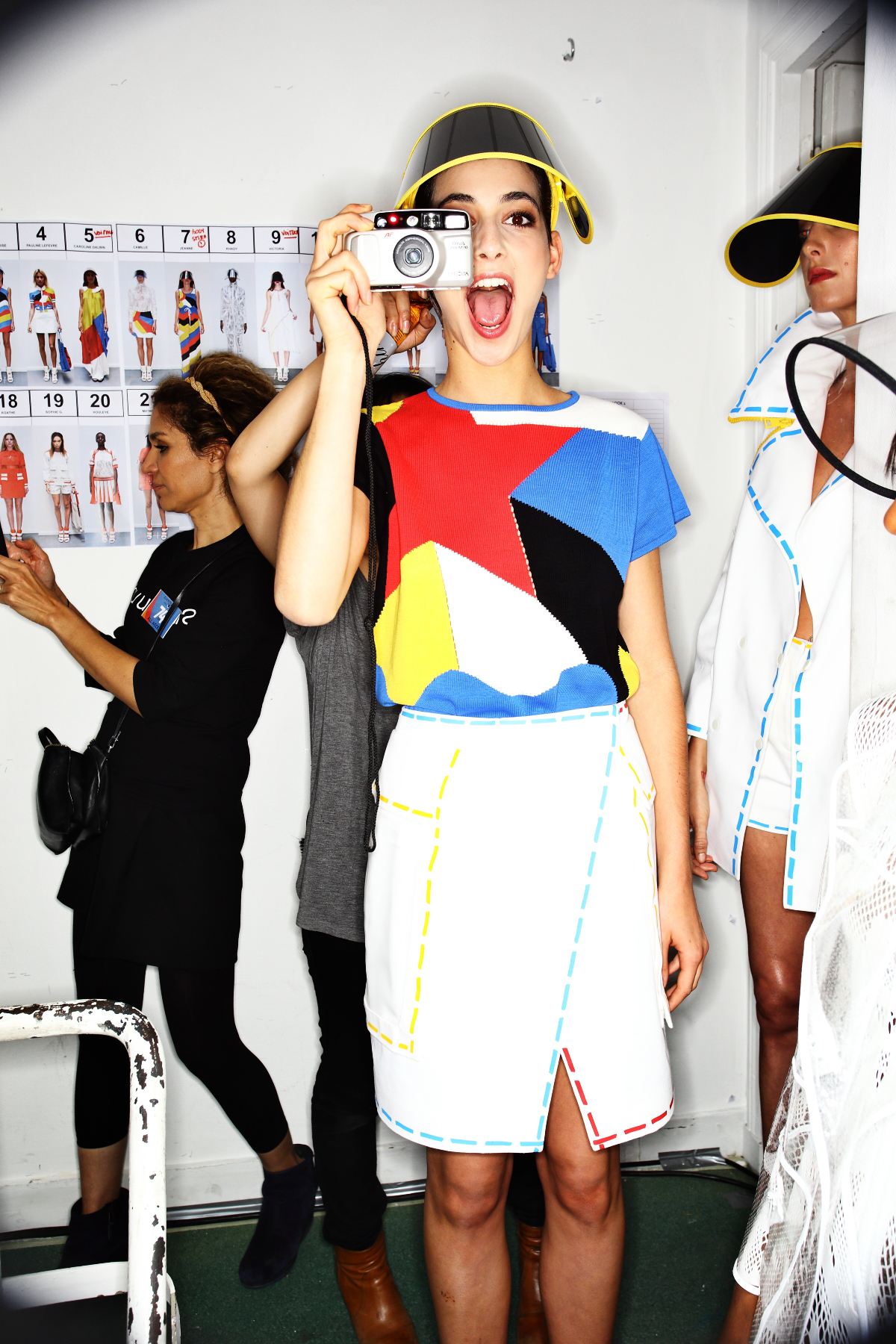 Jean-Charles De Castelbajac SS15 Fashion Show Paris backstage