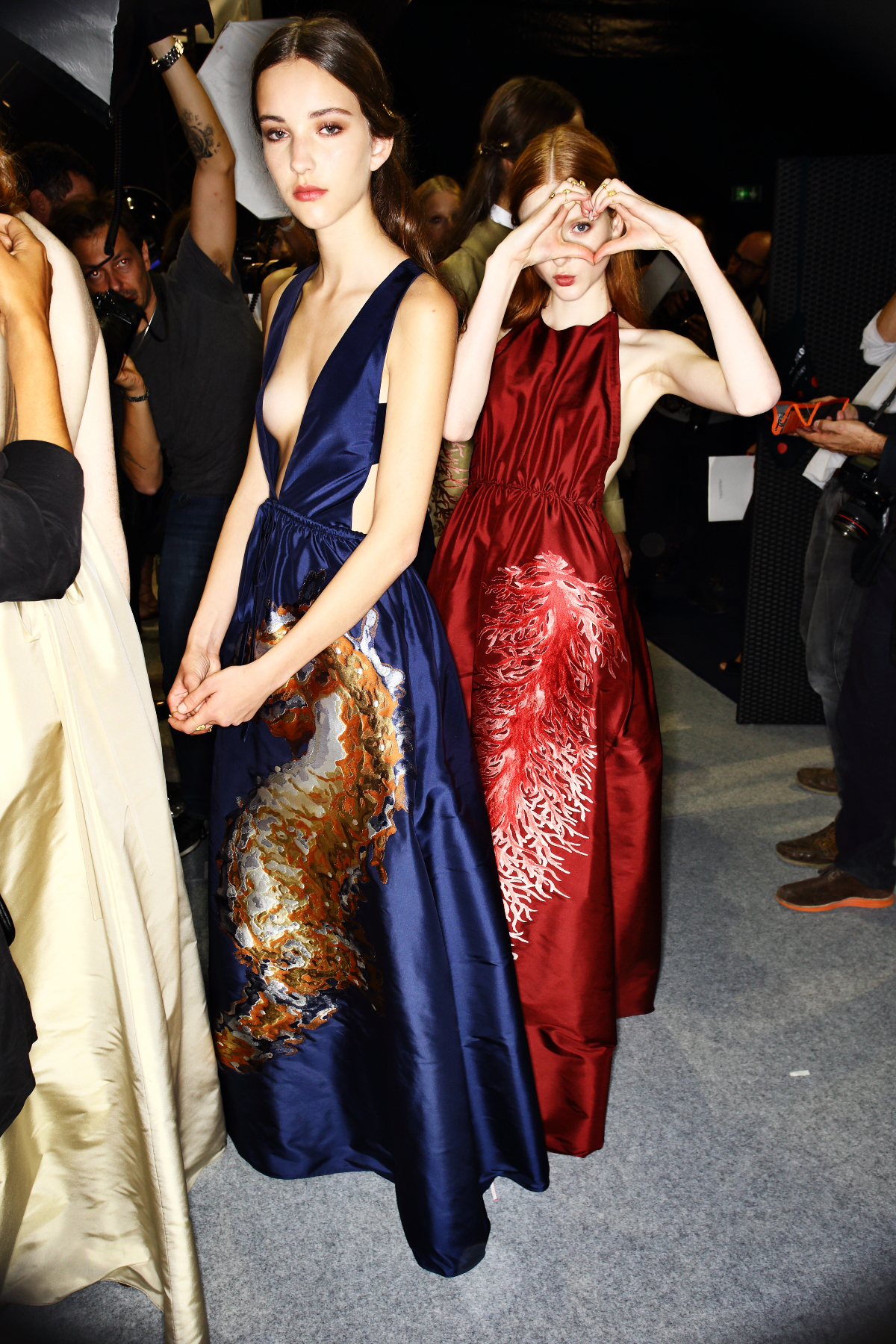 Valentino SS15 Fashion Show Paris Backstage