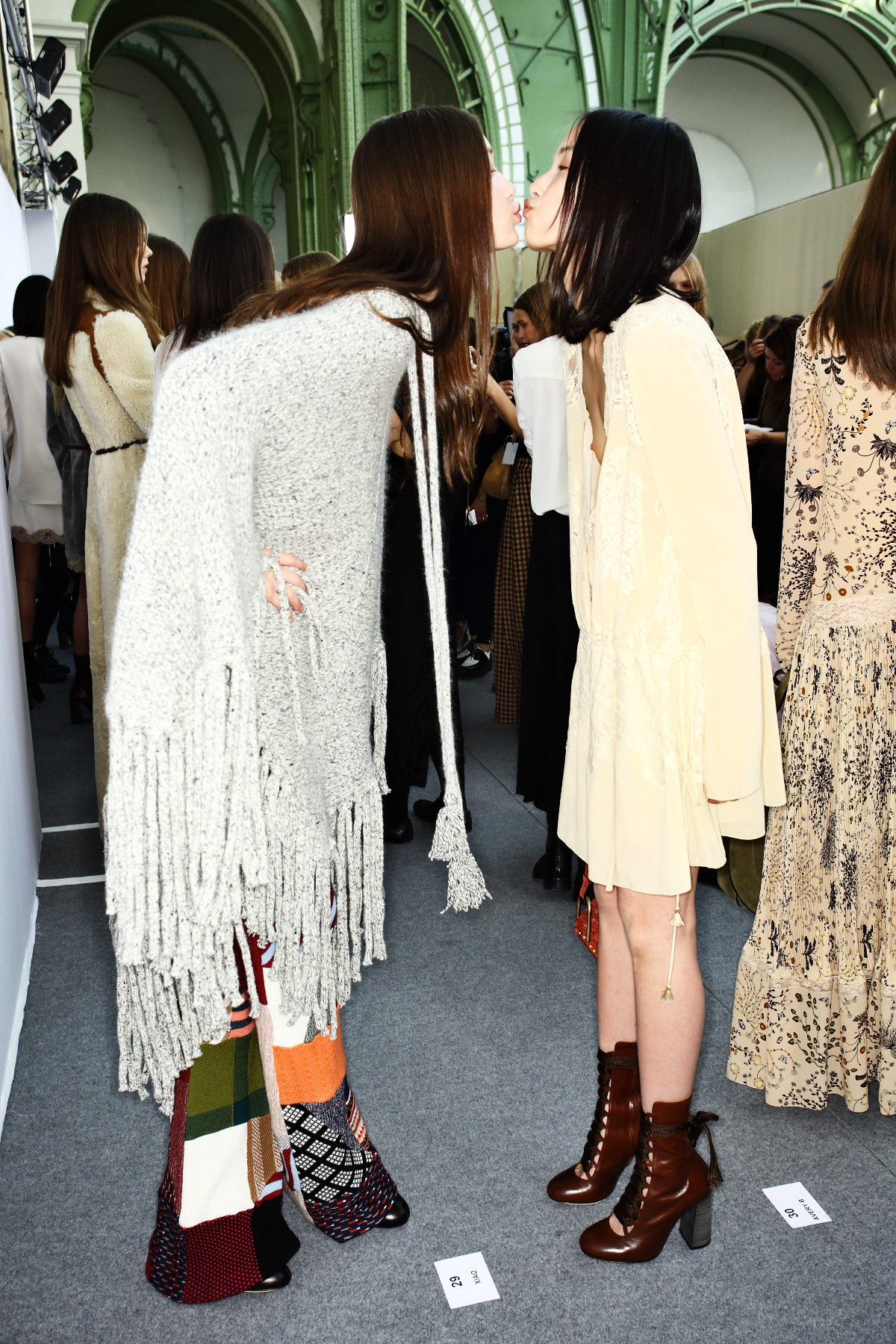 Chloé AW1516 Fashion Show Paris Backstage