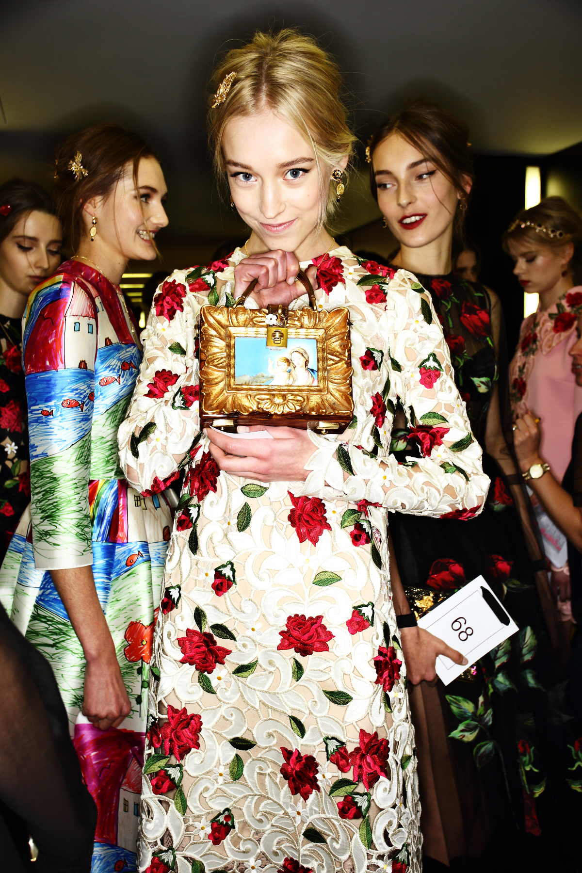 Dolce & Gabbana AW1516 Fashion Show Milan Backstage