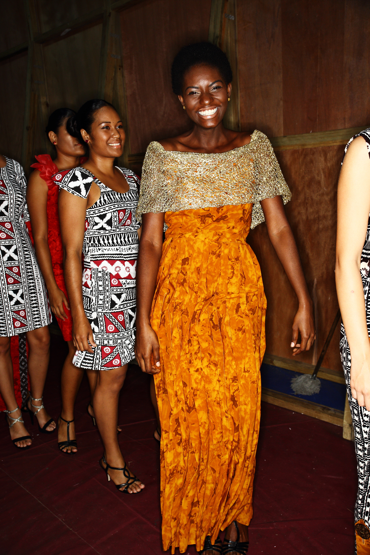 Anna Rabuka Fashion Show Suva, Fiji Backstage