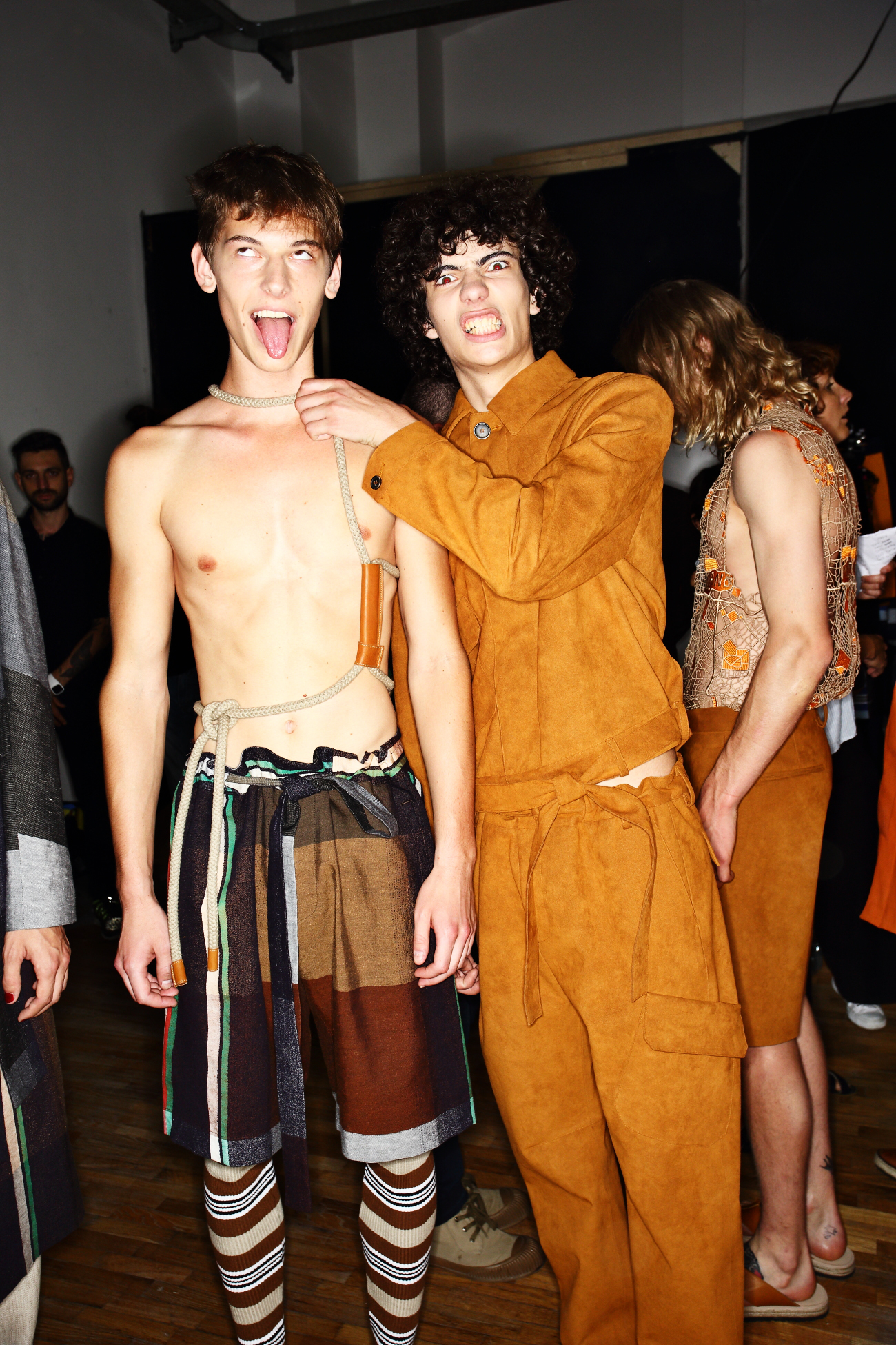 MSGM SS16 Men Fashion Show Milan Backstage