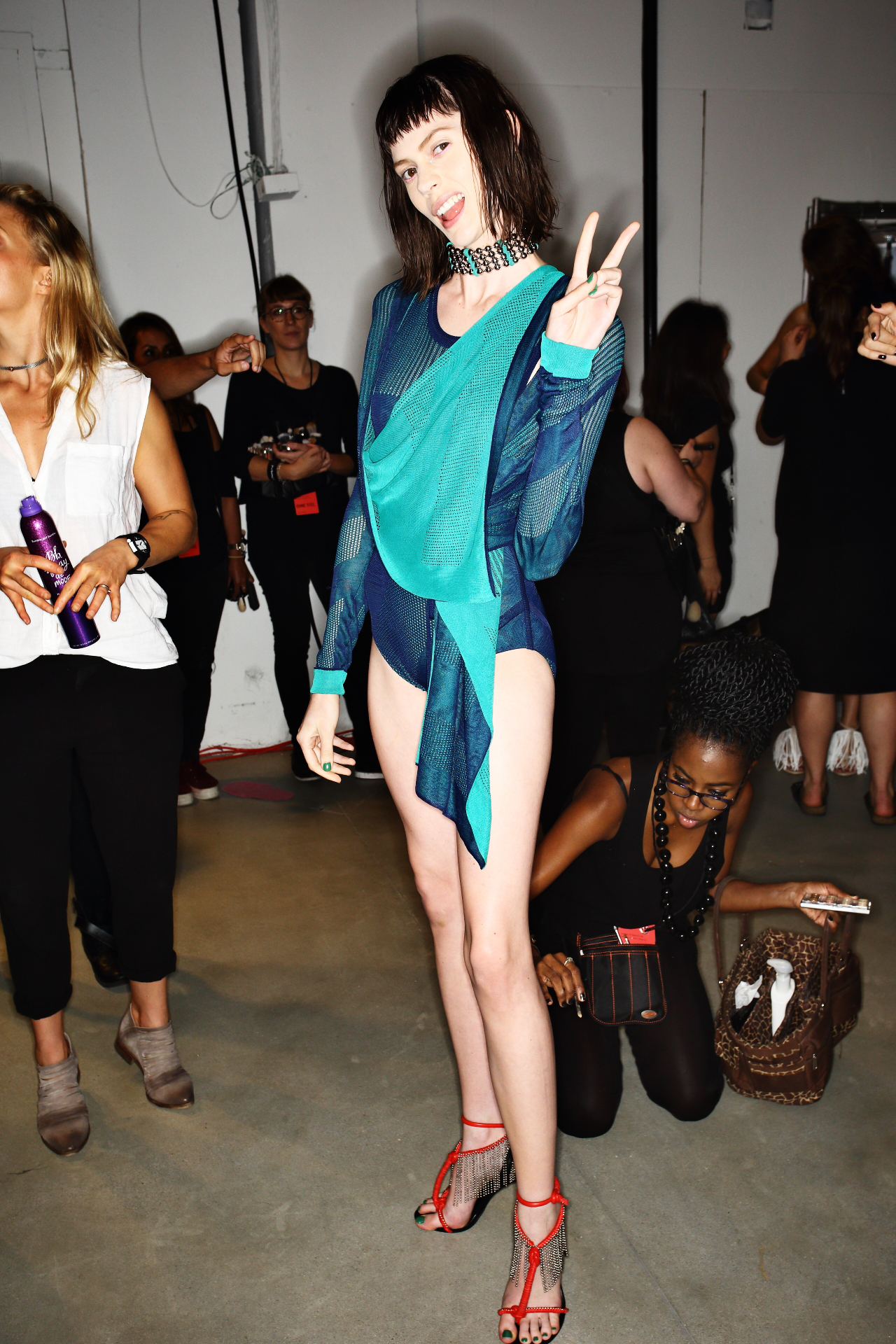 Ohne Title SS16 Fashion Show New York Backstage