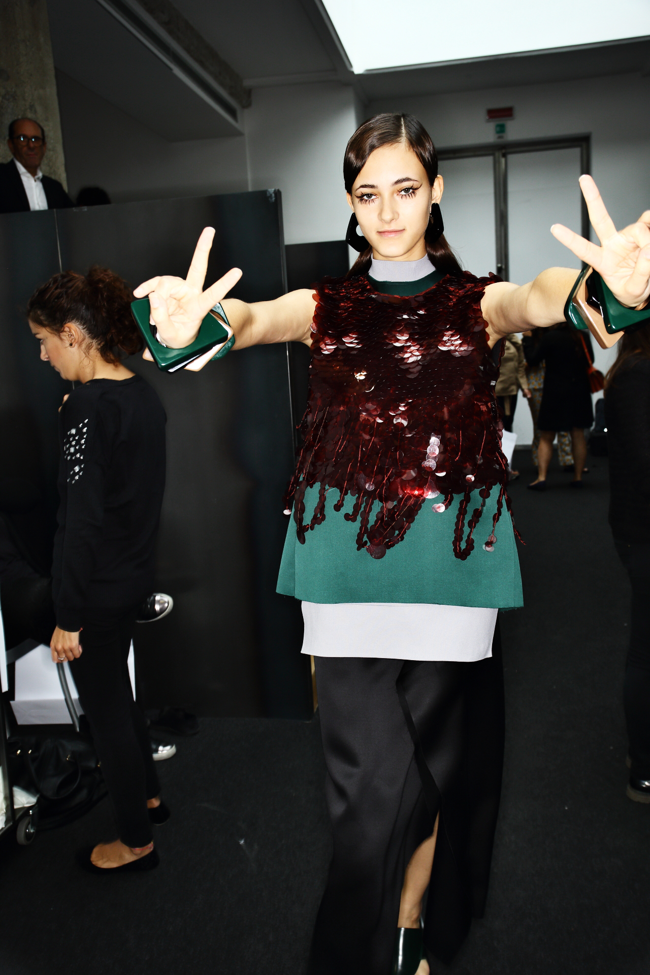 Marni SS16 Fashion Show Milan Backstage