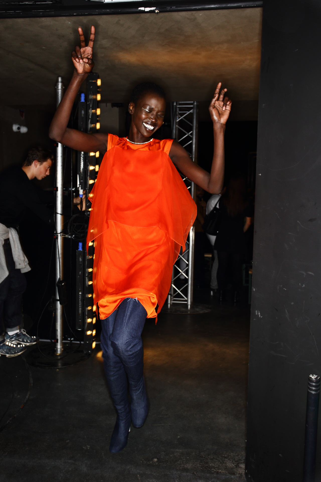 Lutz SS16 Fashion Show Paris Backstage