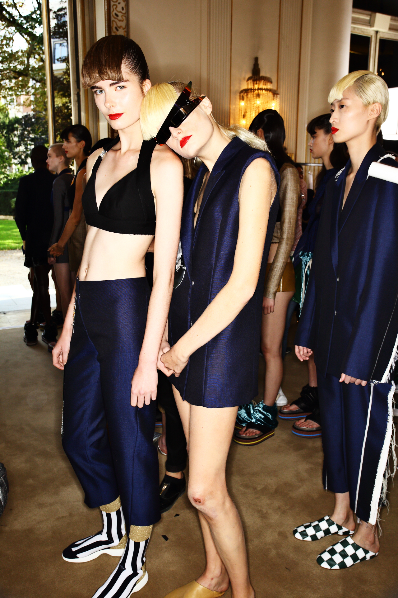 Acne SS16 Fashion Show Paris Backstage