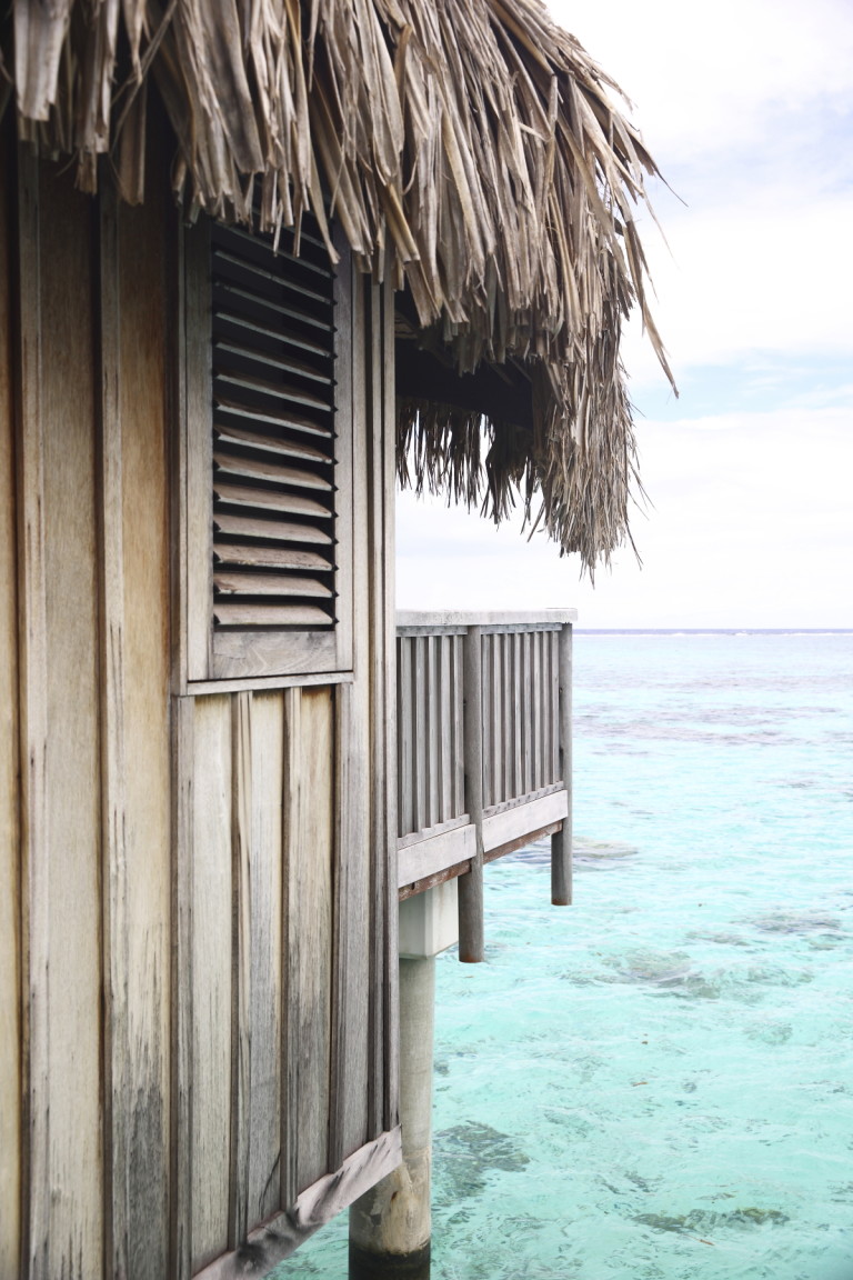 Waking up in an overwater bungalow – Sofitel Tahiti