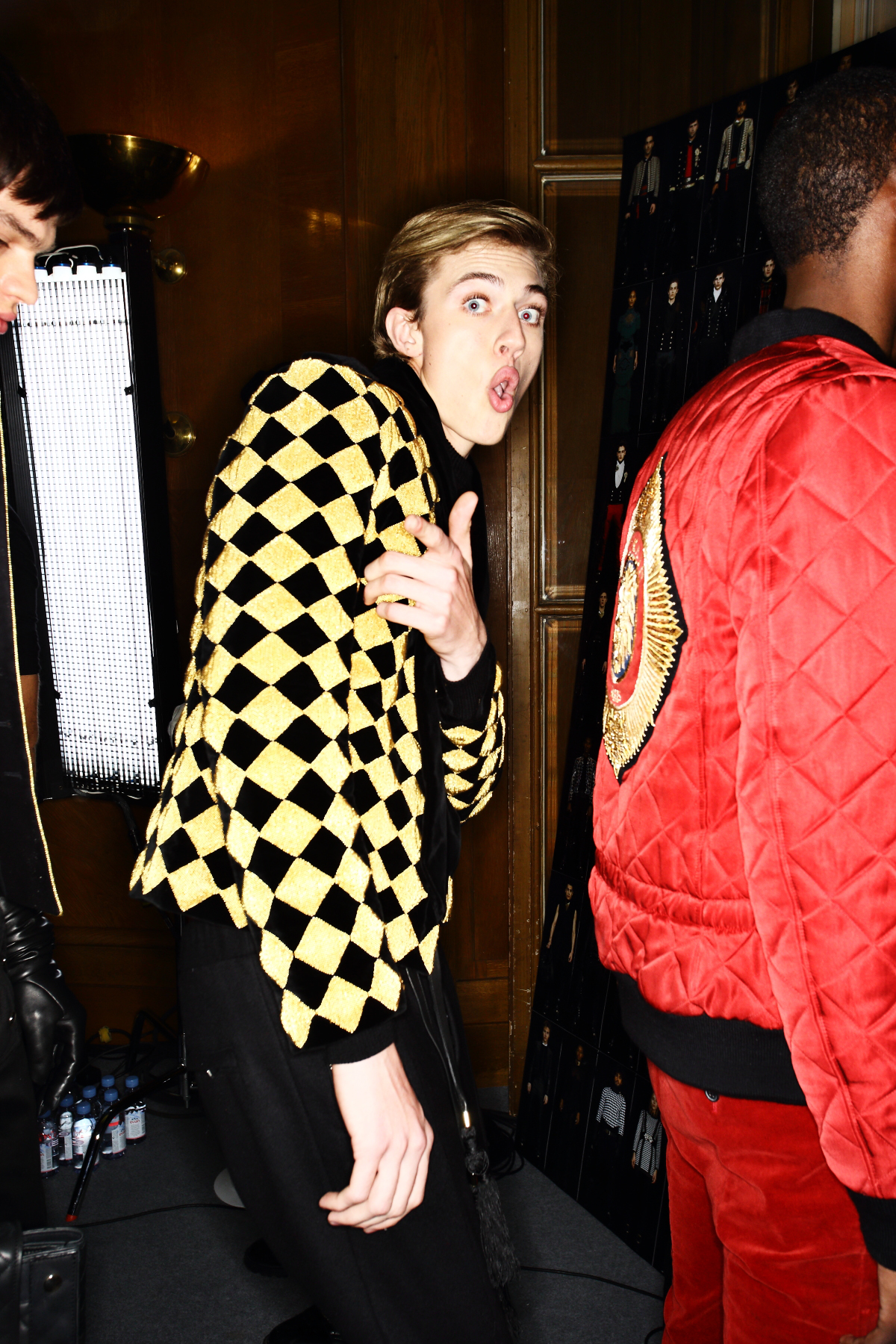 Balmain Fall 16 Men Fashion Show Paris Backstage