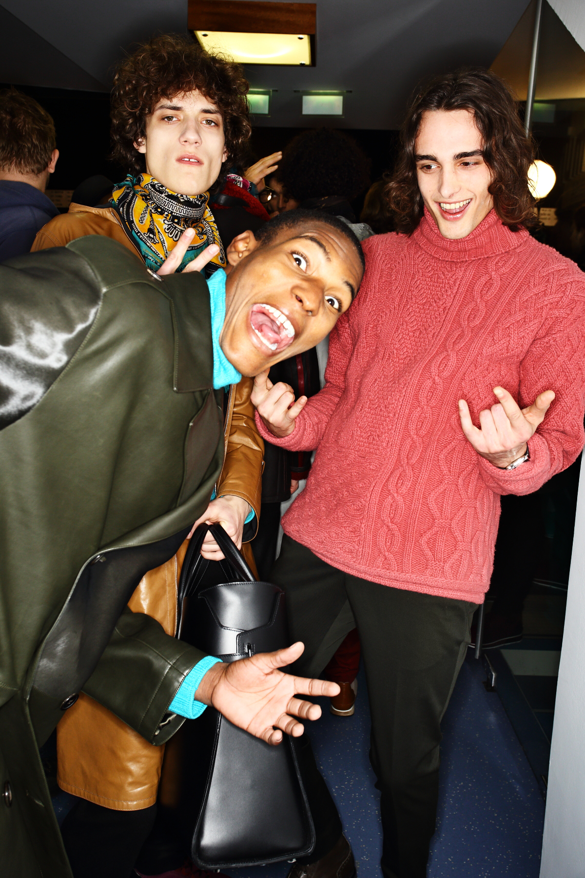 Hermes Fall 16 Men fashion Show Paris Backstage