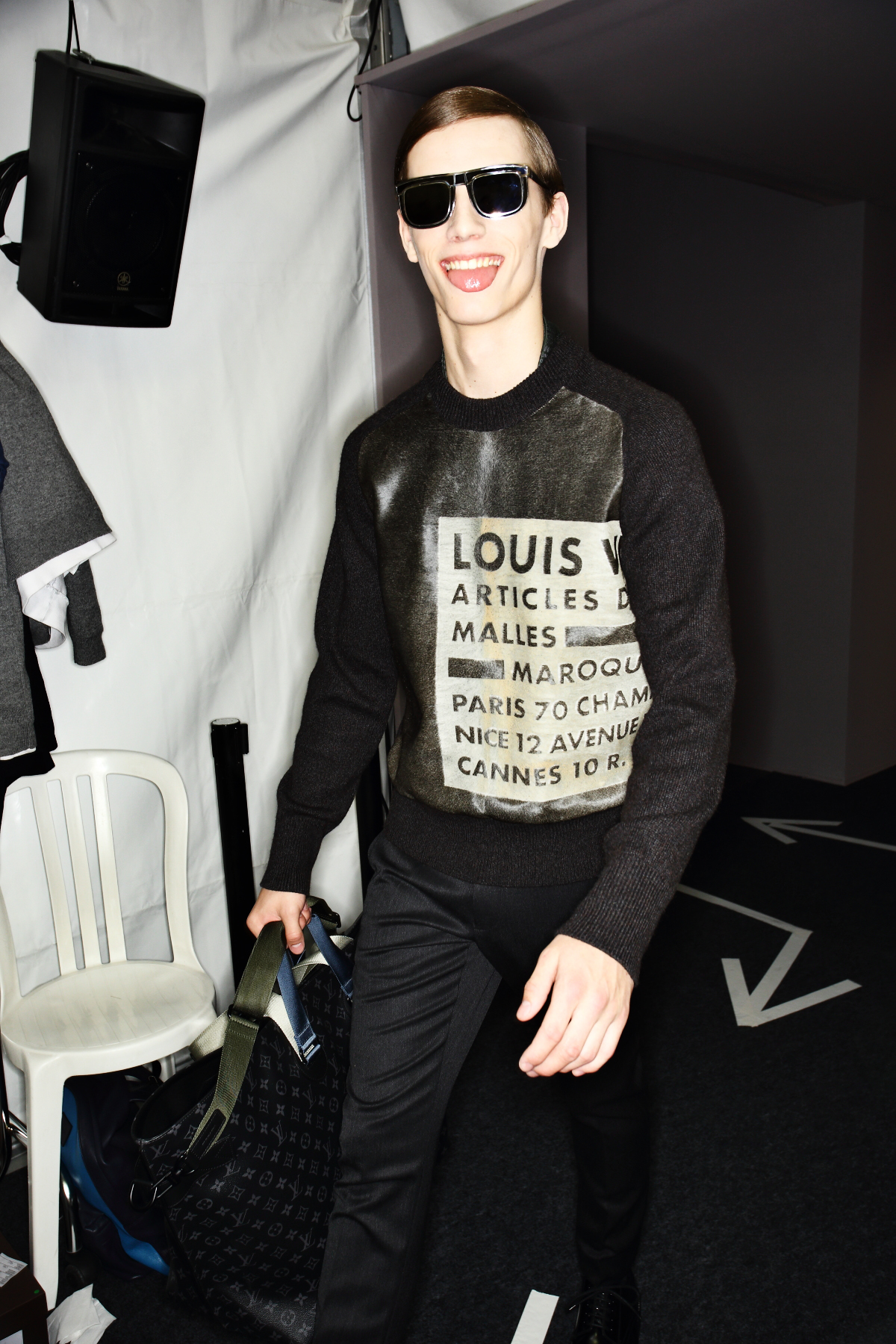 Louis Vuitton by Kim Jones Fall 16 Men Fashion Show Paris Backstage