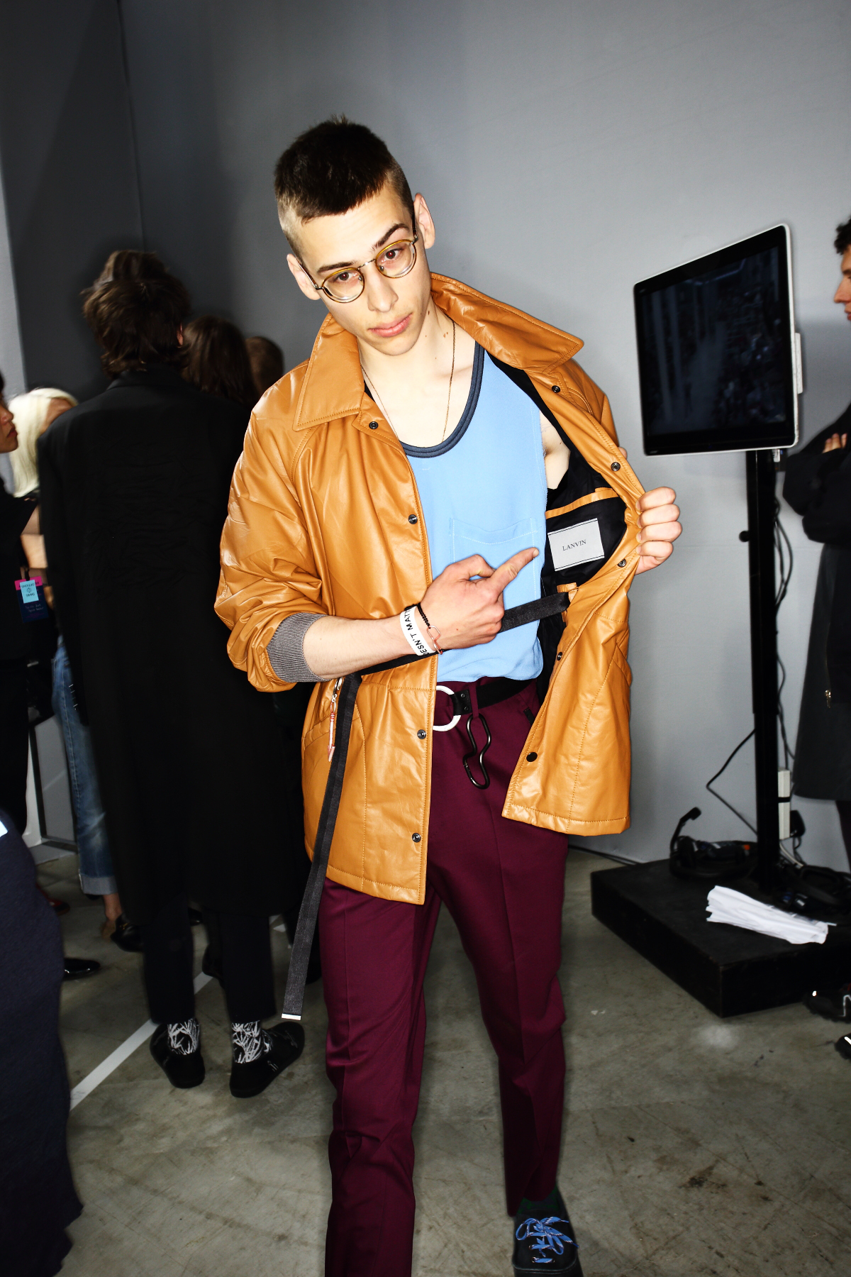 Lanvin SS17 Men Fashion Show Paris Backstage