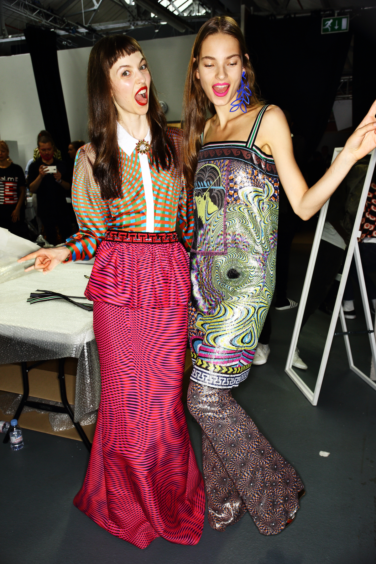 Mary Katrantzou SS17 Fashion Show London Backstage