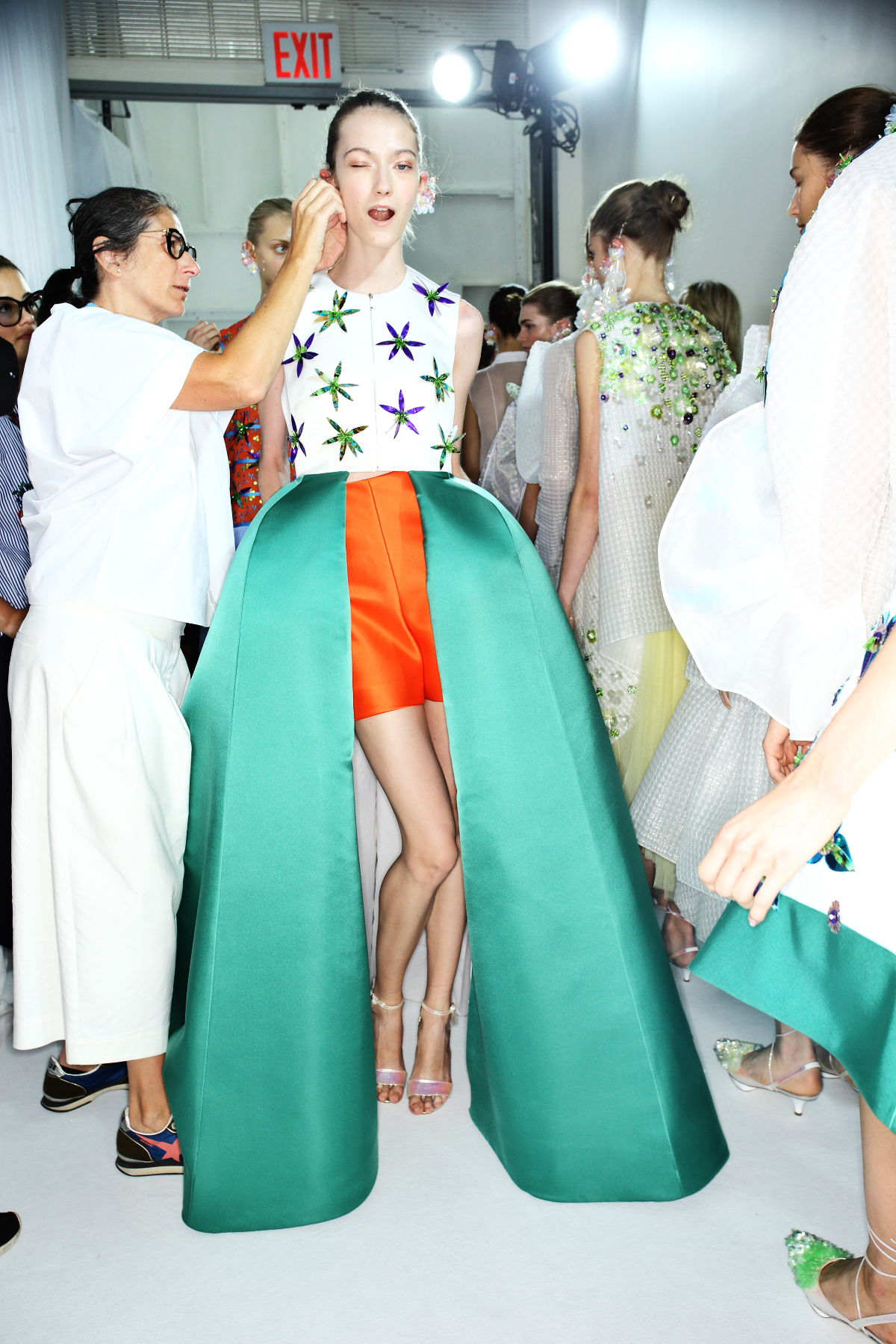 Delpozo SS17 Fashion Show New York Backstage