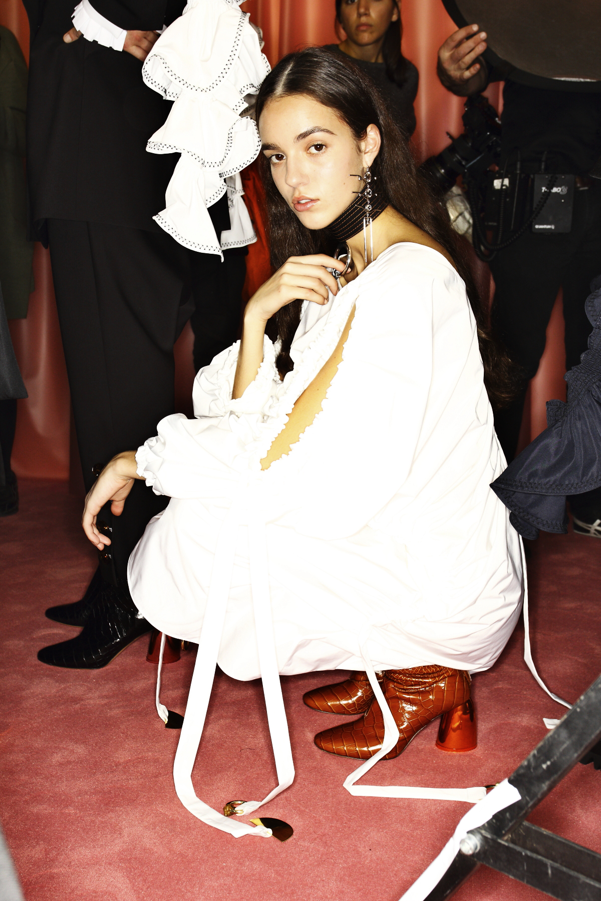 Ellery SS17 Fashion Show Paris Backstage