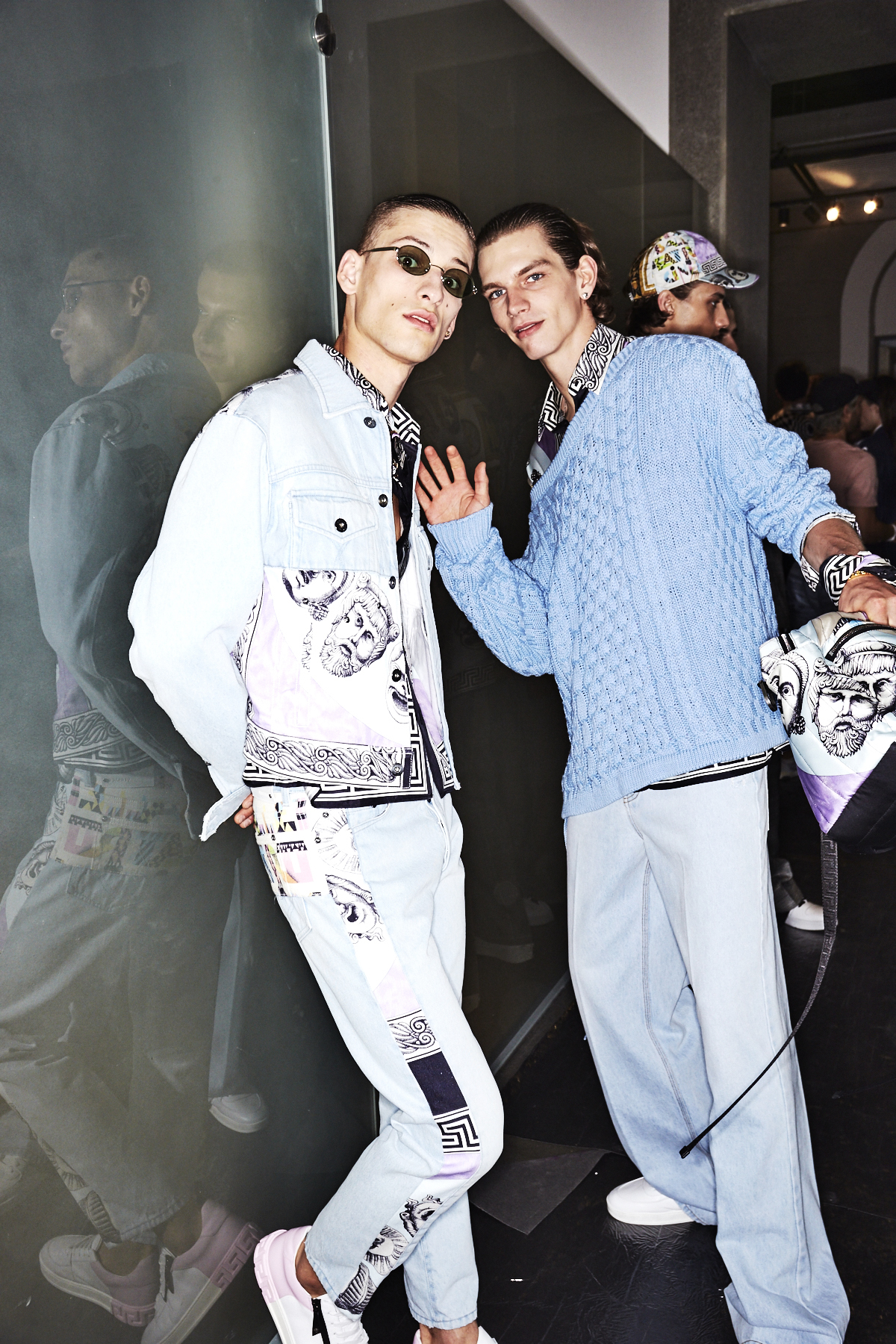 Versace SS18 Men Fashion Show Milan Backstage