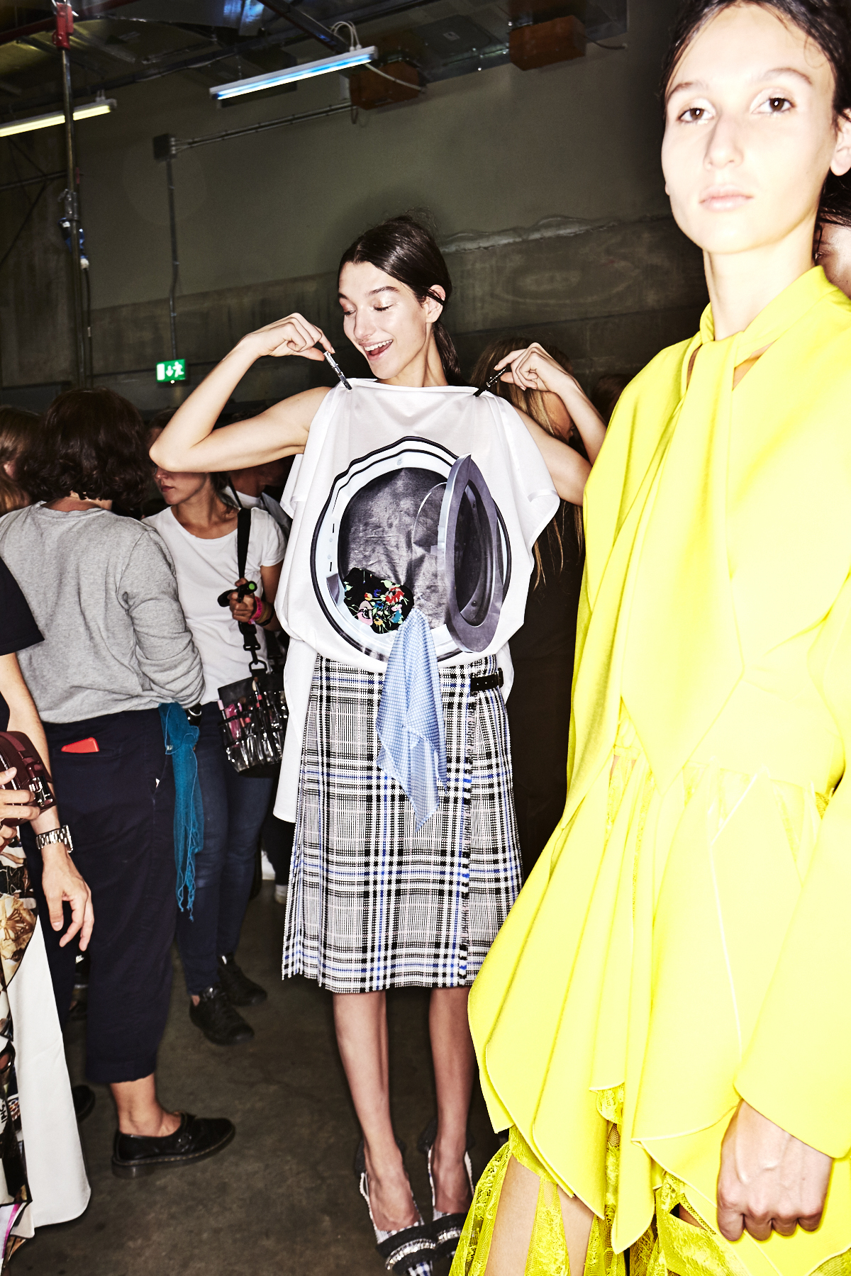 Christopher Kane SS18 London Fashion Show Backstage