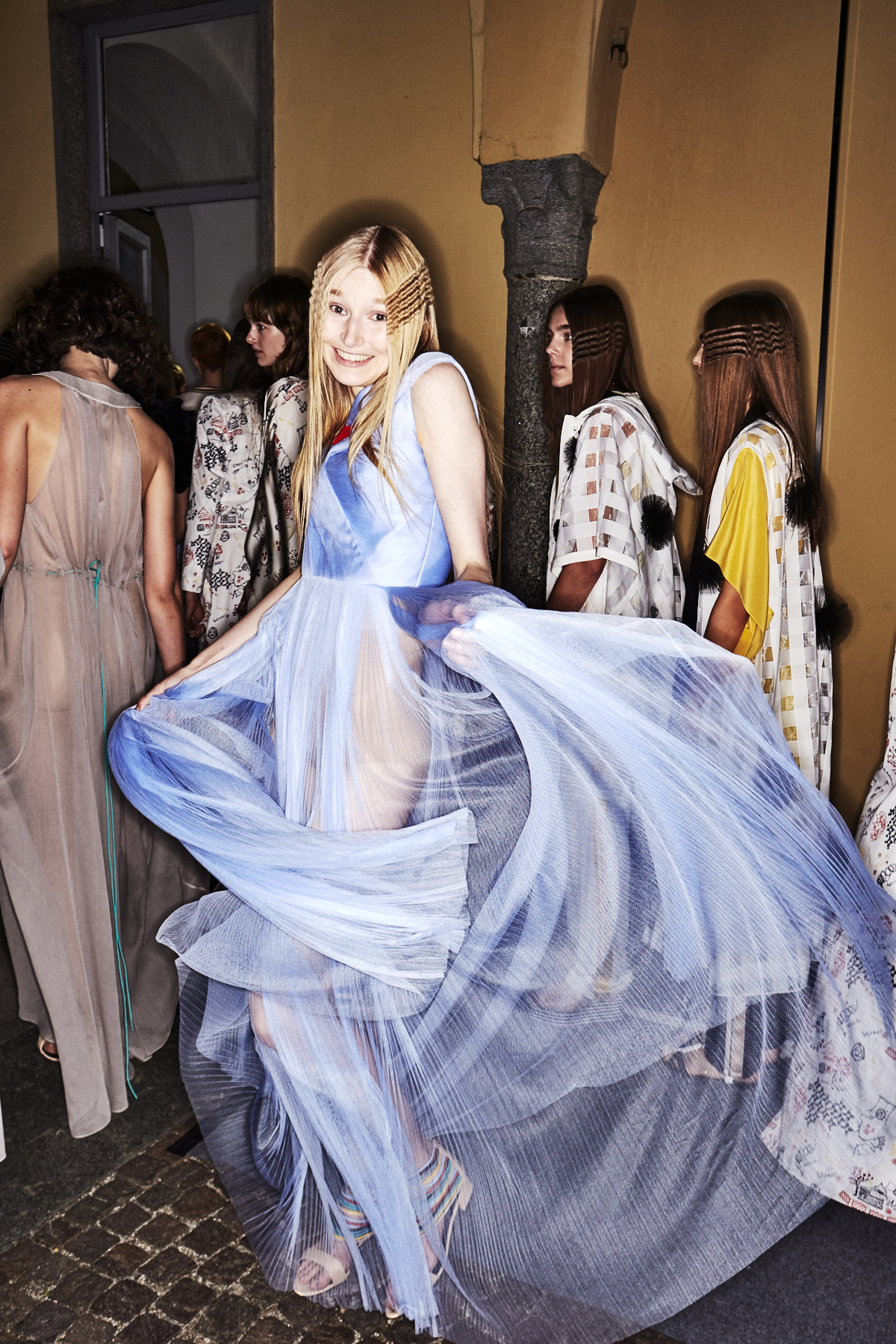 Vionnet SS18 Fashion Show Milan Backstage