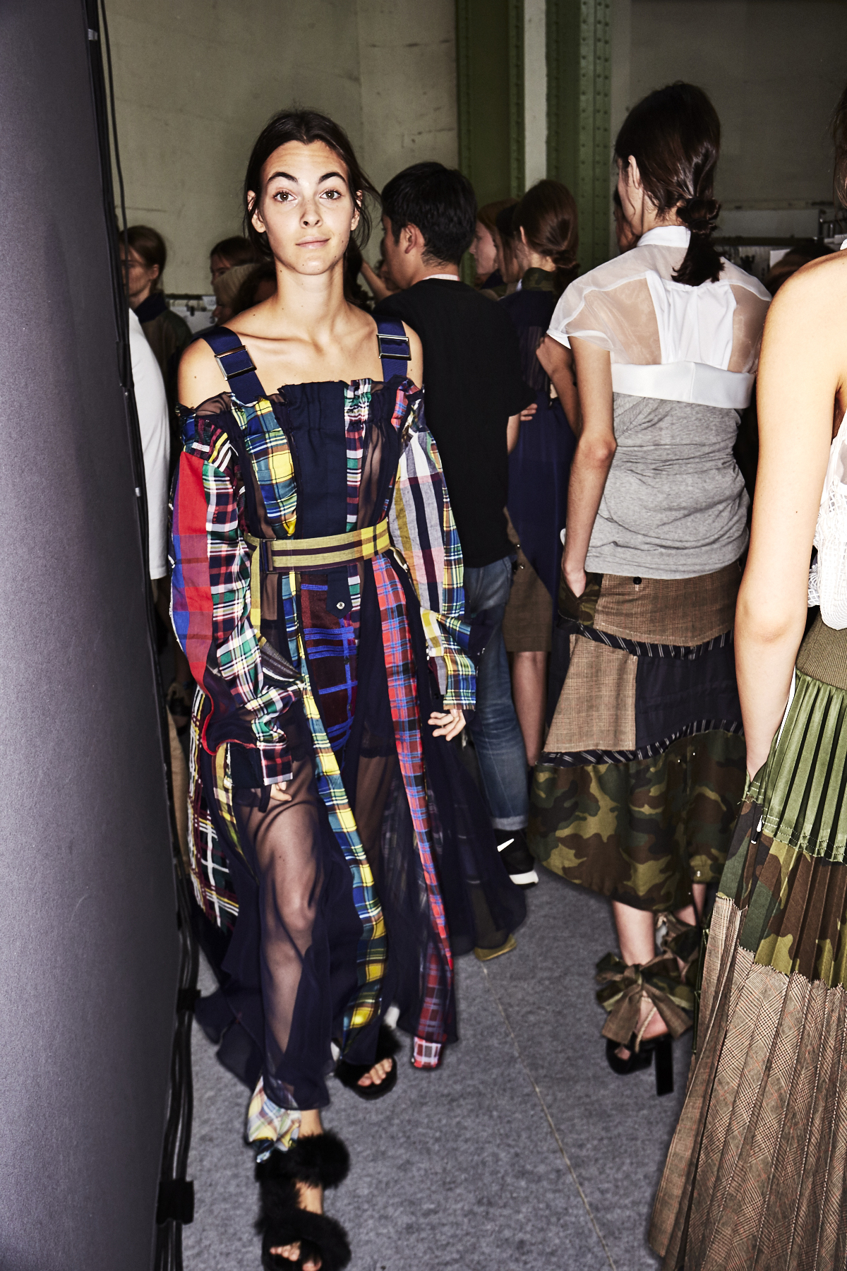 Sacai SS18 Fashion Show Paris Backstage