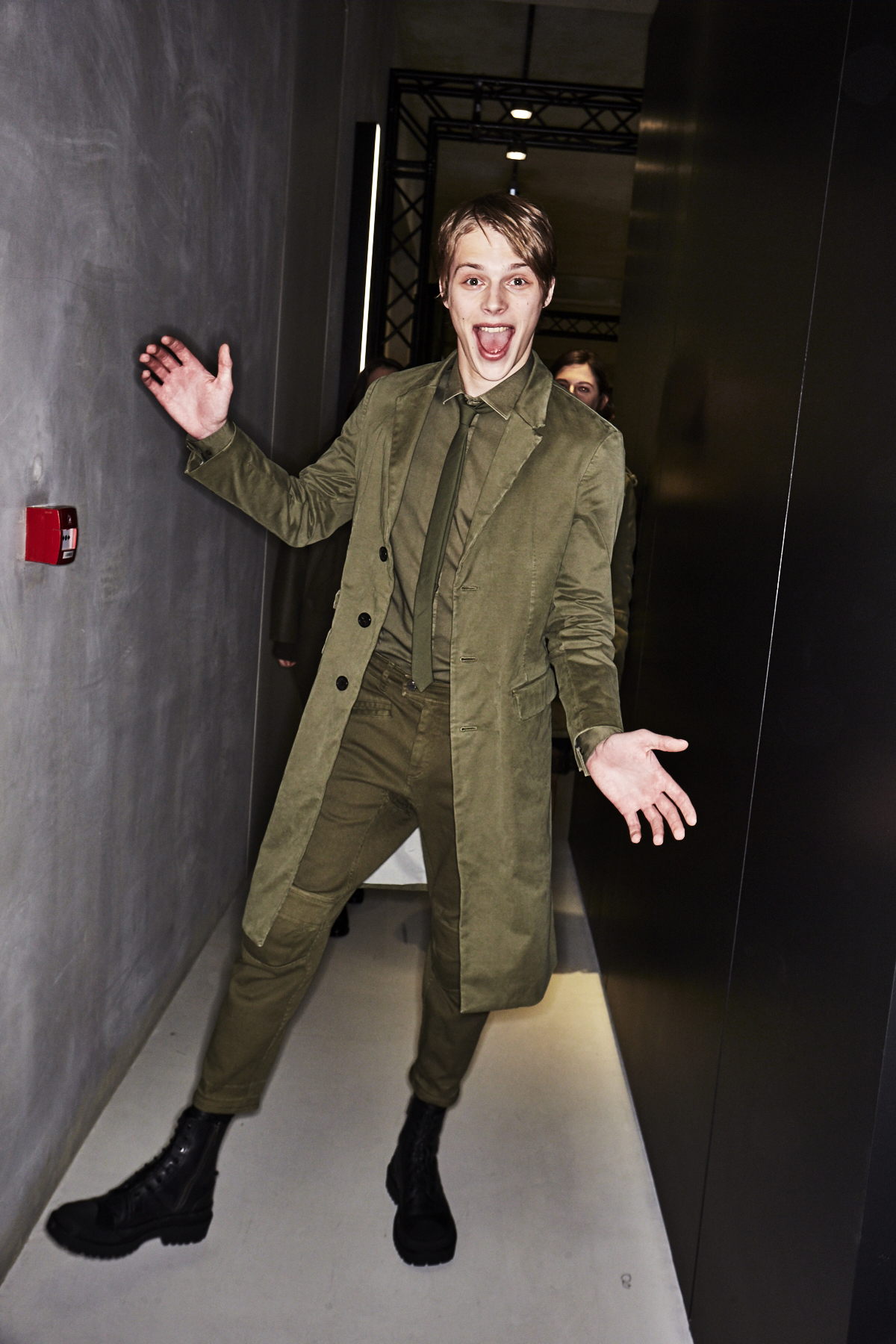 Neil Barrett AW1819 Men Fashion Show Milan Backstage