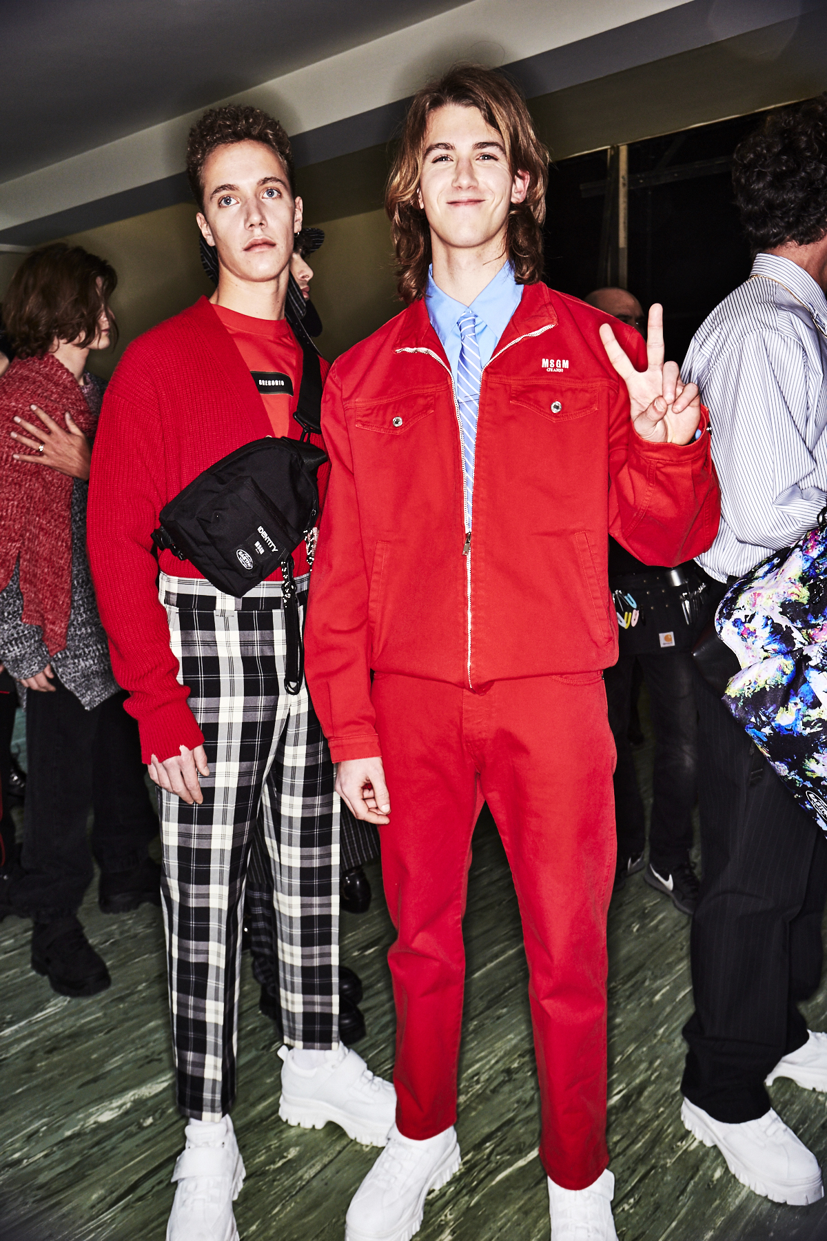 MSGM AW1819 Men Fashion Show Milan Backstage