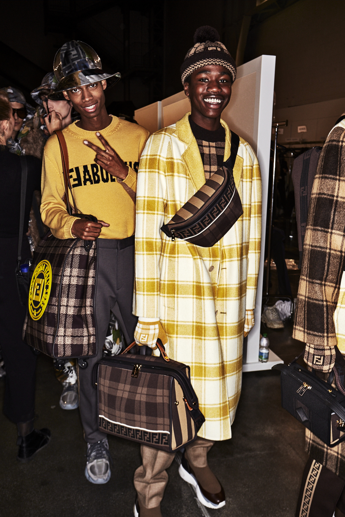 Fendi AW1819 Men Fashion Show Milan Backstage