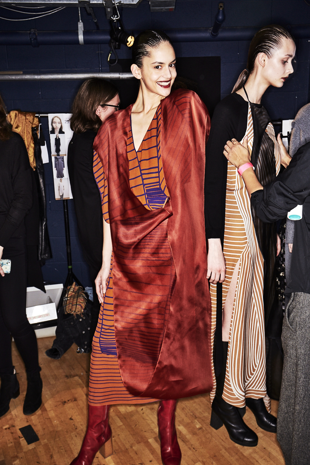 Chalayan AW18 Fashion Show London Backstage