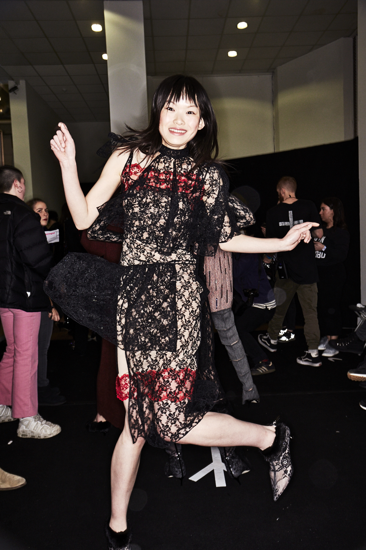 Christopher Kane AW18 Fashion Show London Backstage