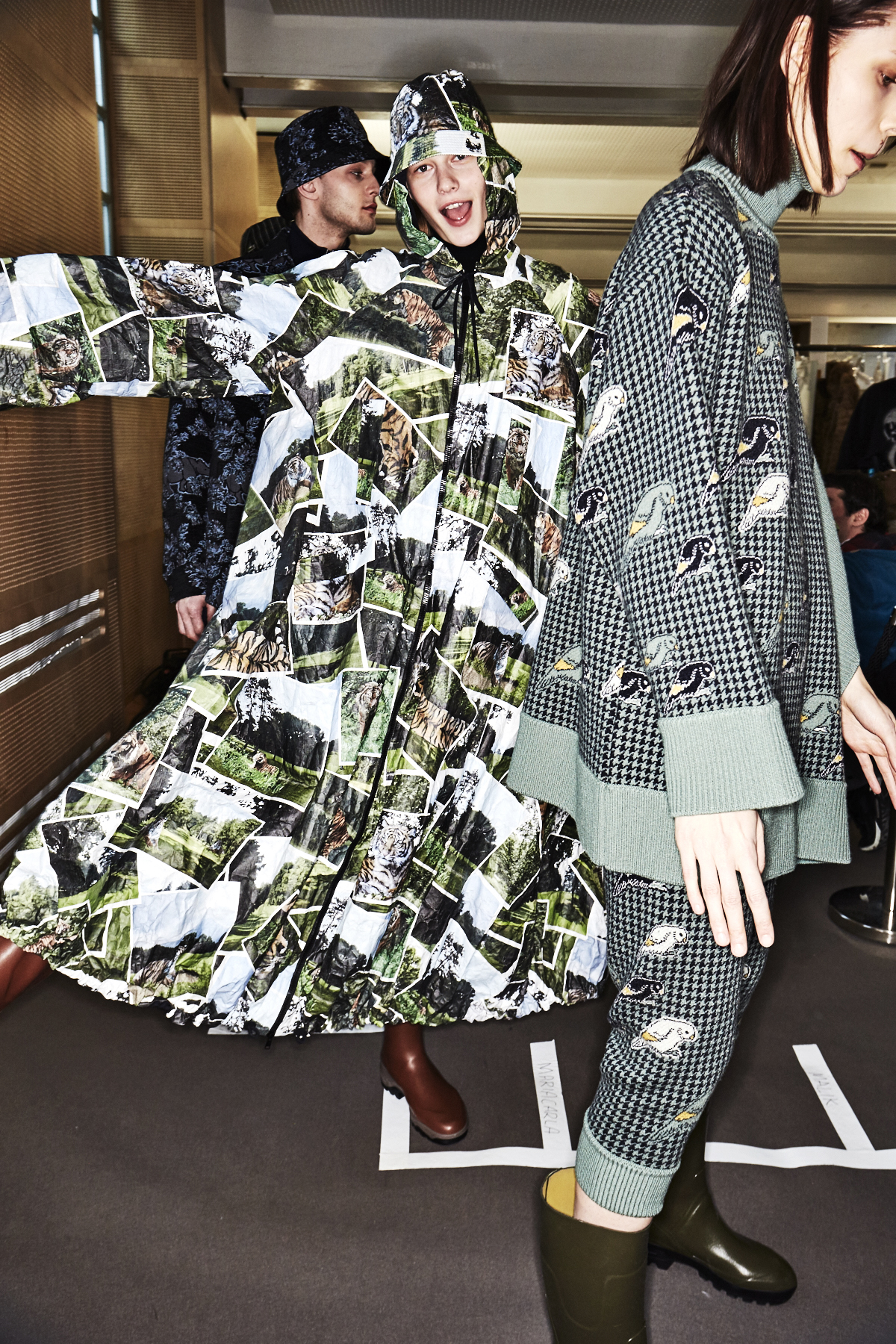 Lacoste by Felipe Oliveira Baptista AW18 Fashion Show Paris Backstage