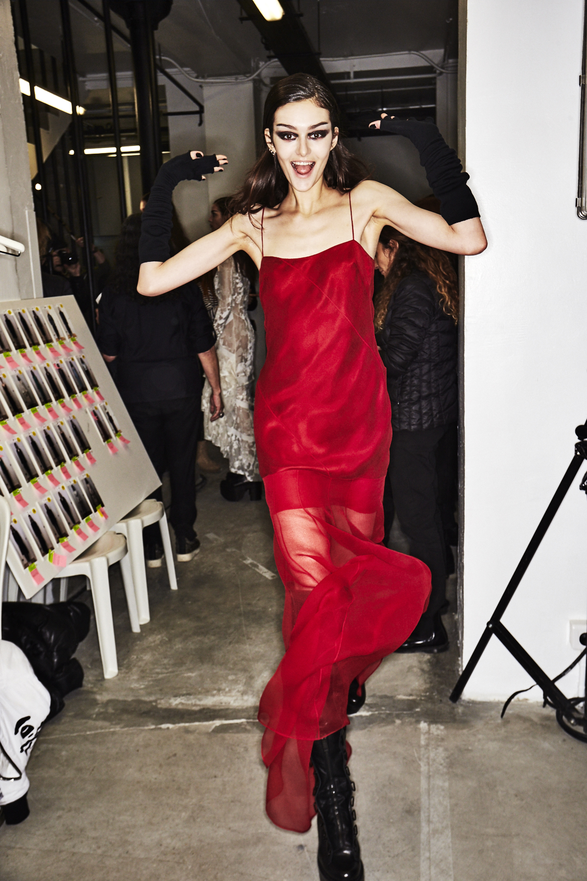 Olivier Theyskens AW18 Fashion Show Paris Backstage