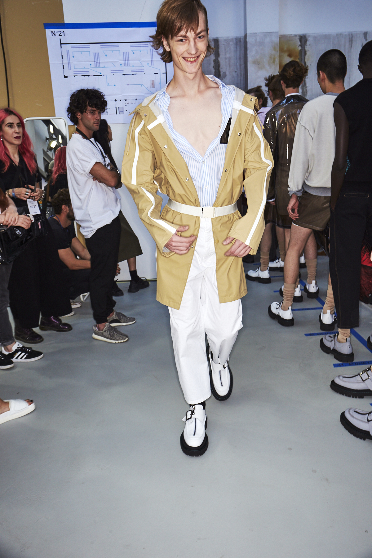 N21 Men SS19 Fashion Show Milan Backstage