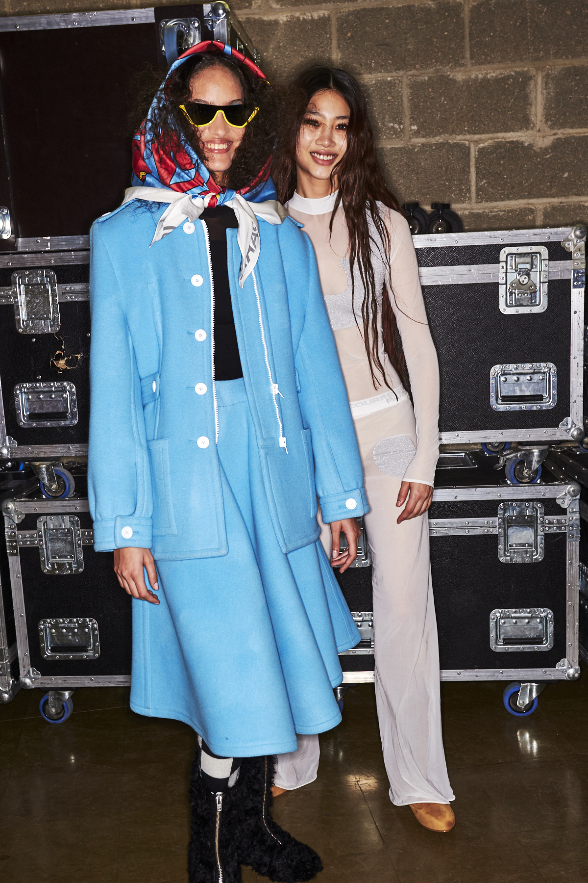 Courreges AW1920 Fashion Show Paris Backstage