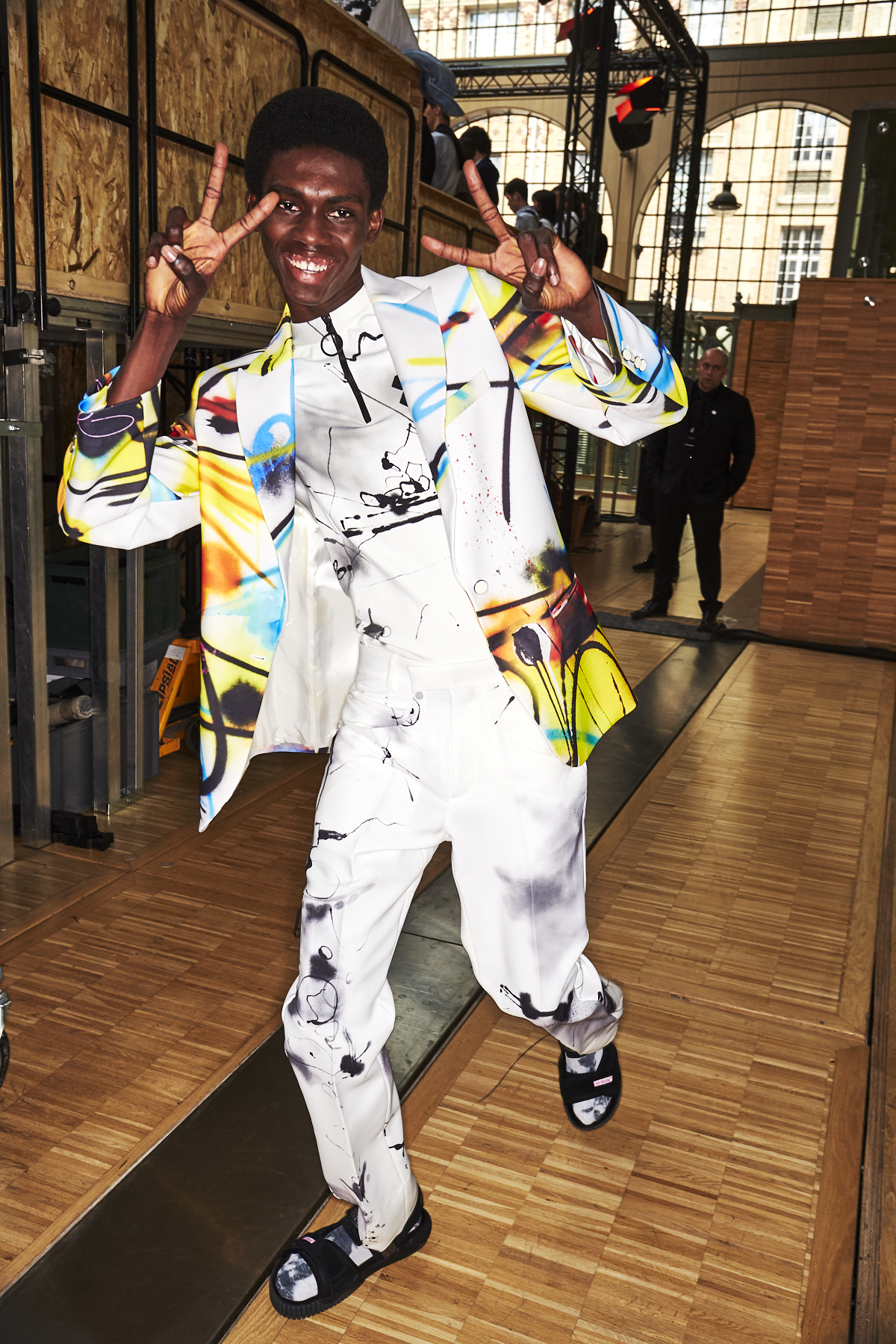 Off-White SS20 Men Fashion Show Paris Backstage