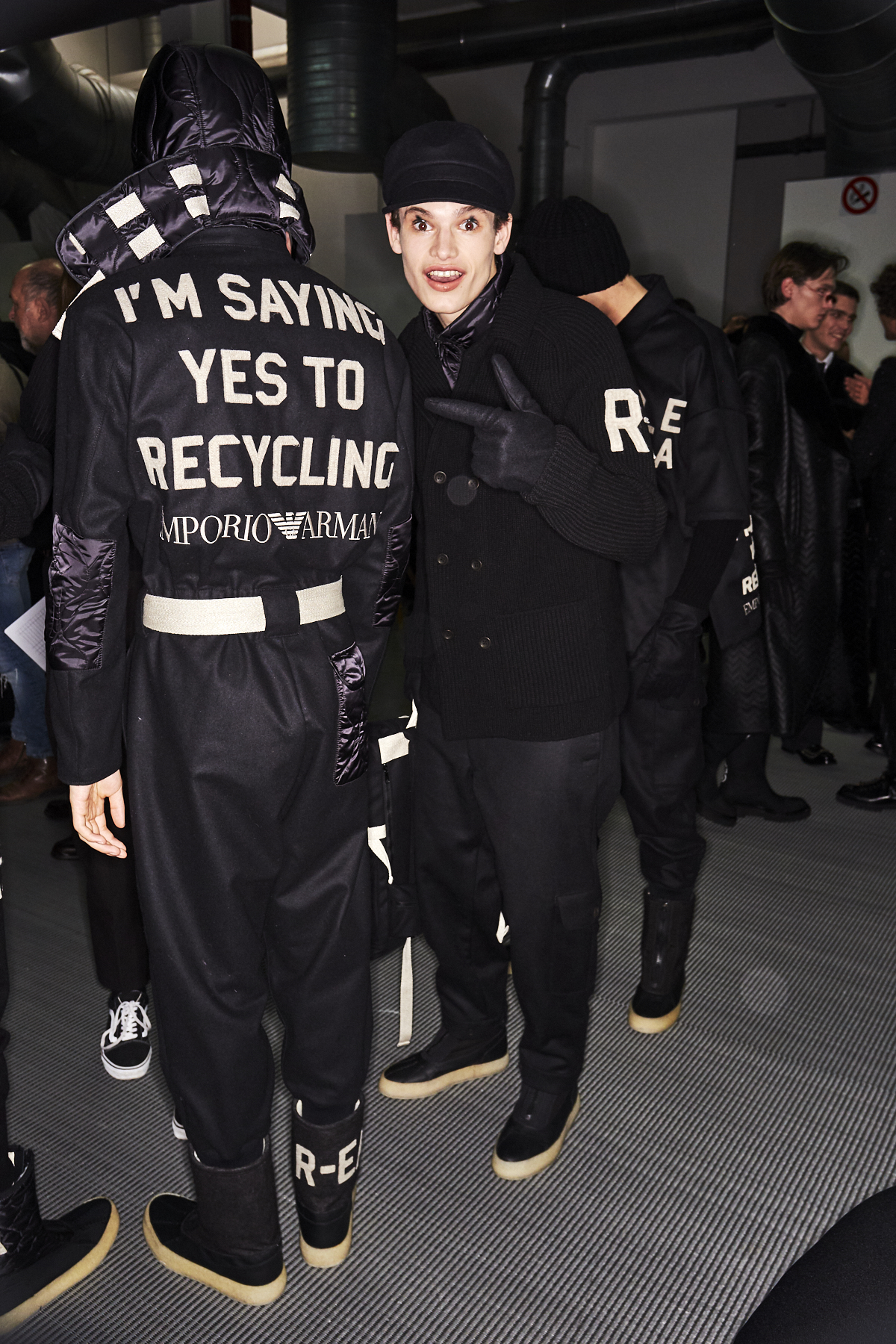 Emporio Armani AW2021 Men Fashion Show Milan Backstage